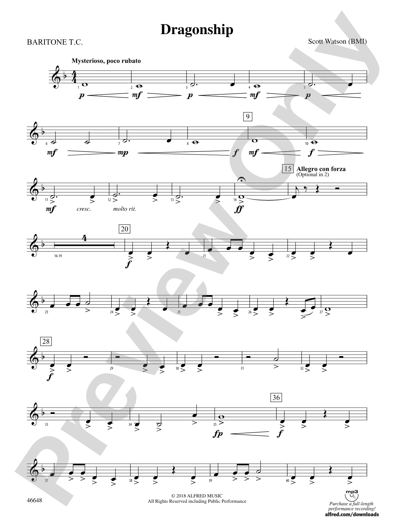 Dragonship: Baritone T.C.