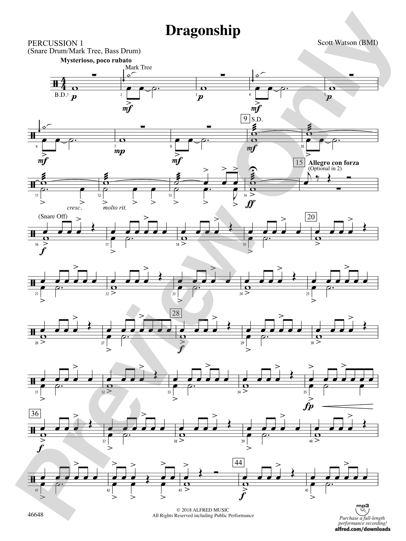 Dragonship: 1st Percussion