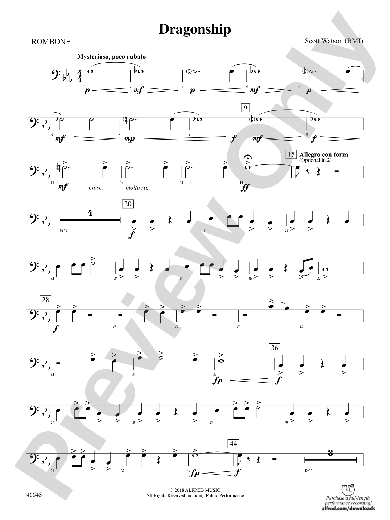 Dragonship: 1st Trombone