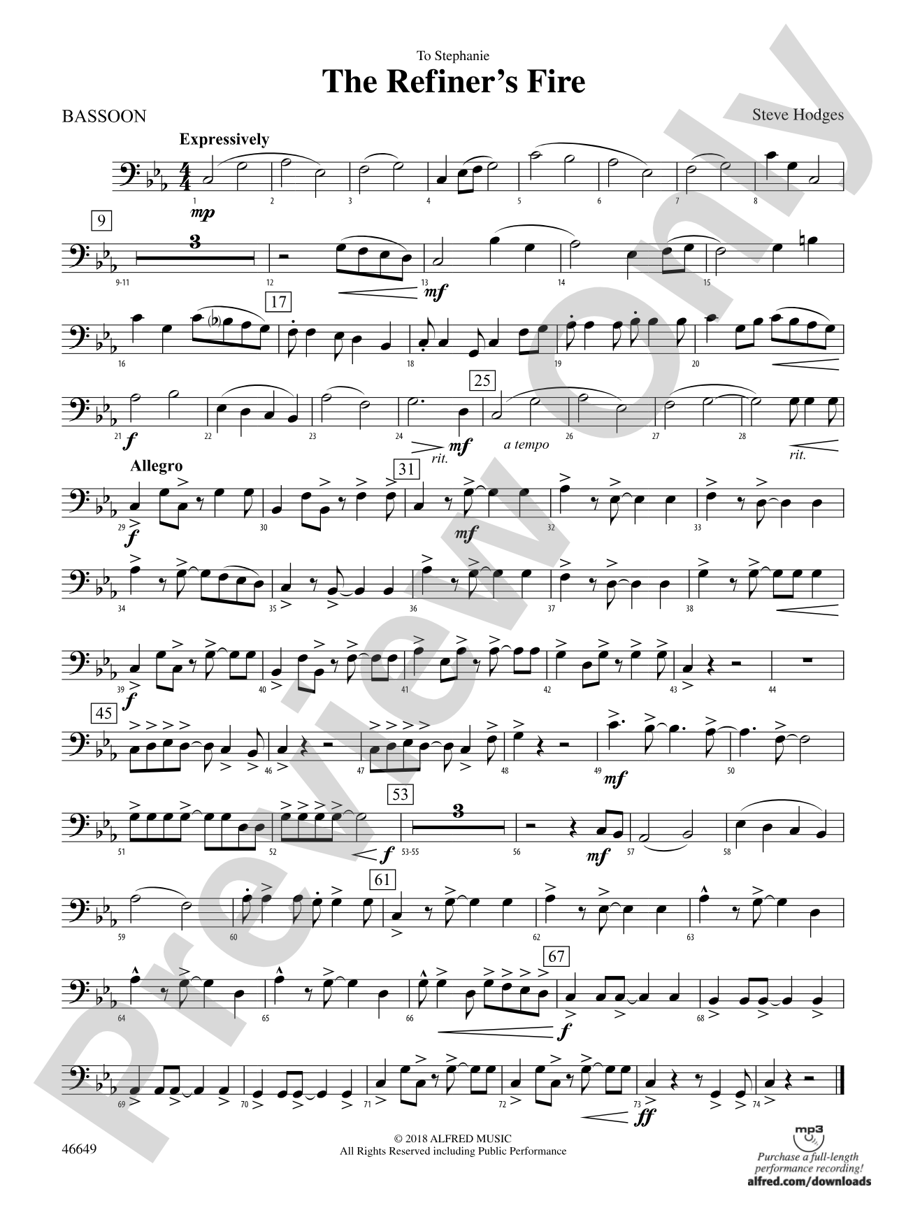 The Refiner's Fire: Bassoon