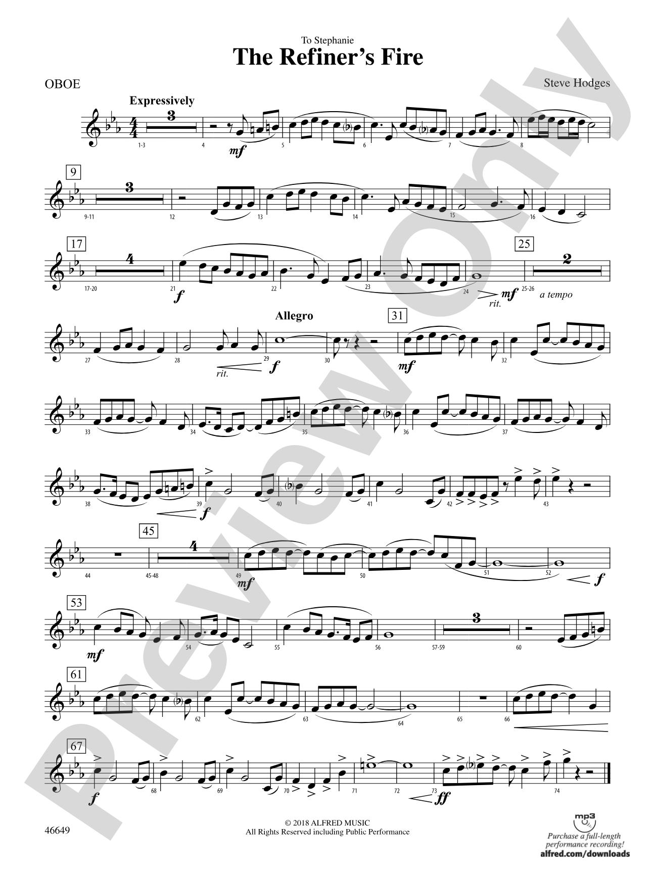 The Refiner's Fire: Oboe