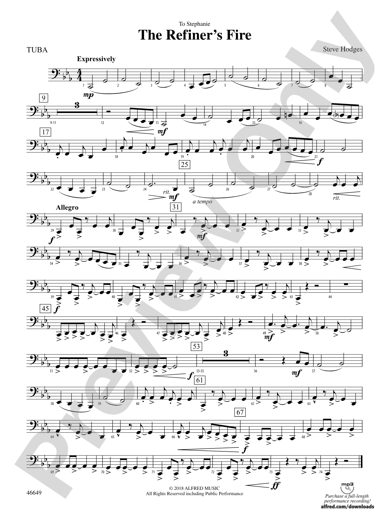 The Refiner's Fire: Tuba