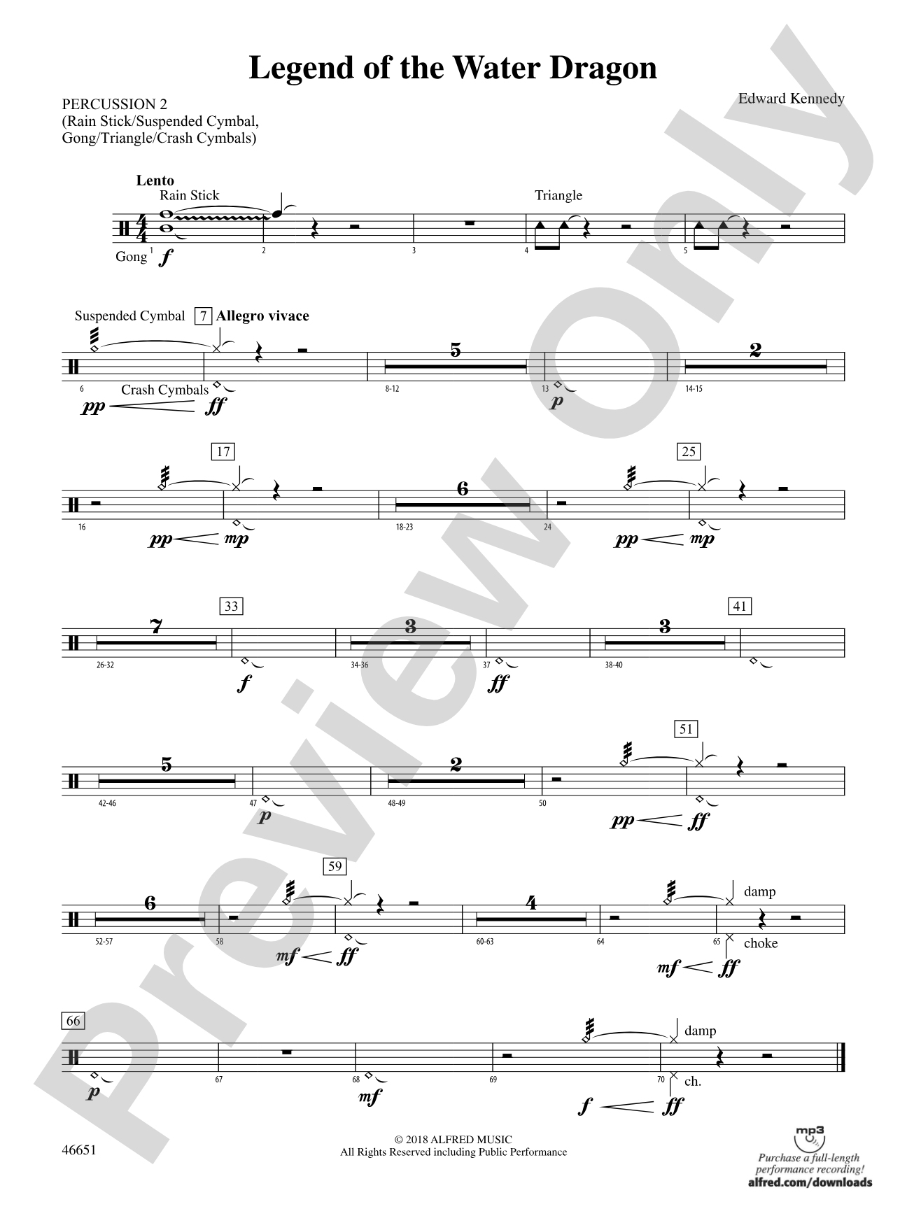 Legend of the Water Dragon: 2nd Percussion