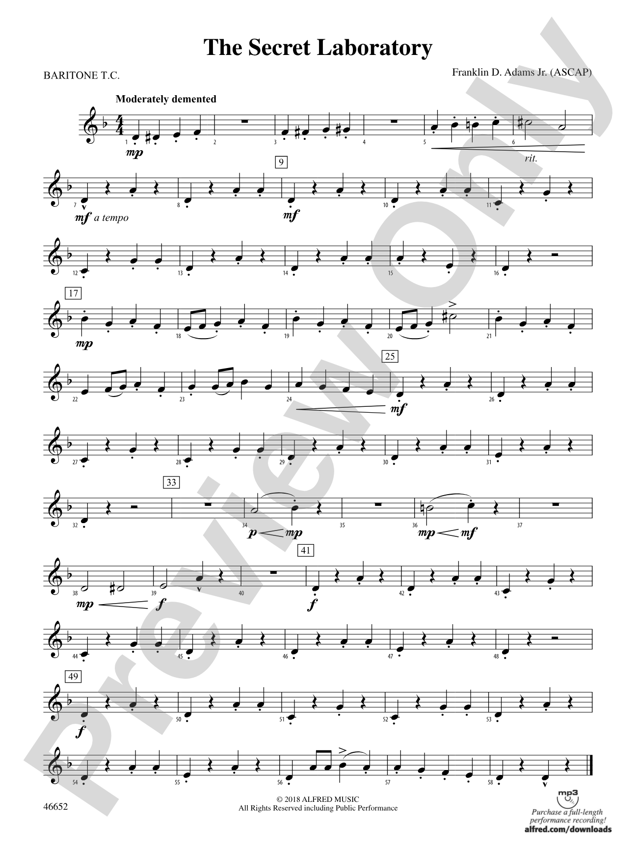 The Secret Laboratory: Baritone T.C.