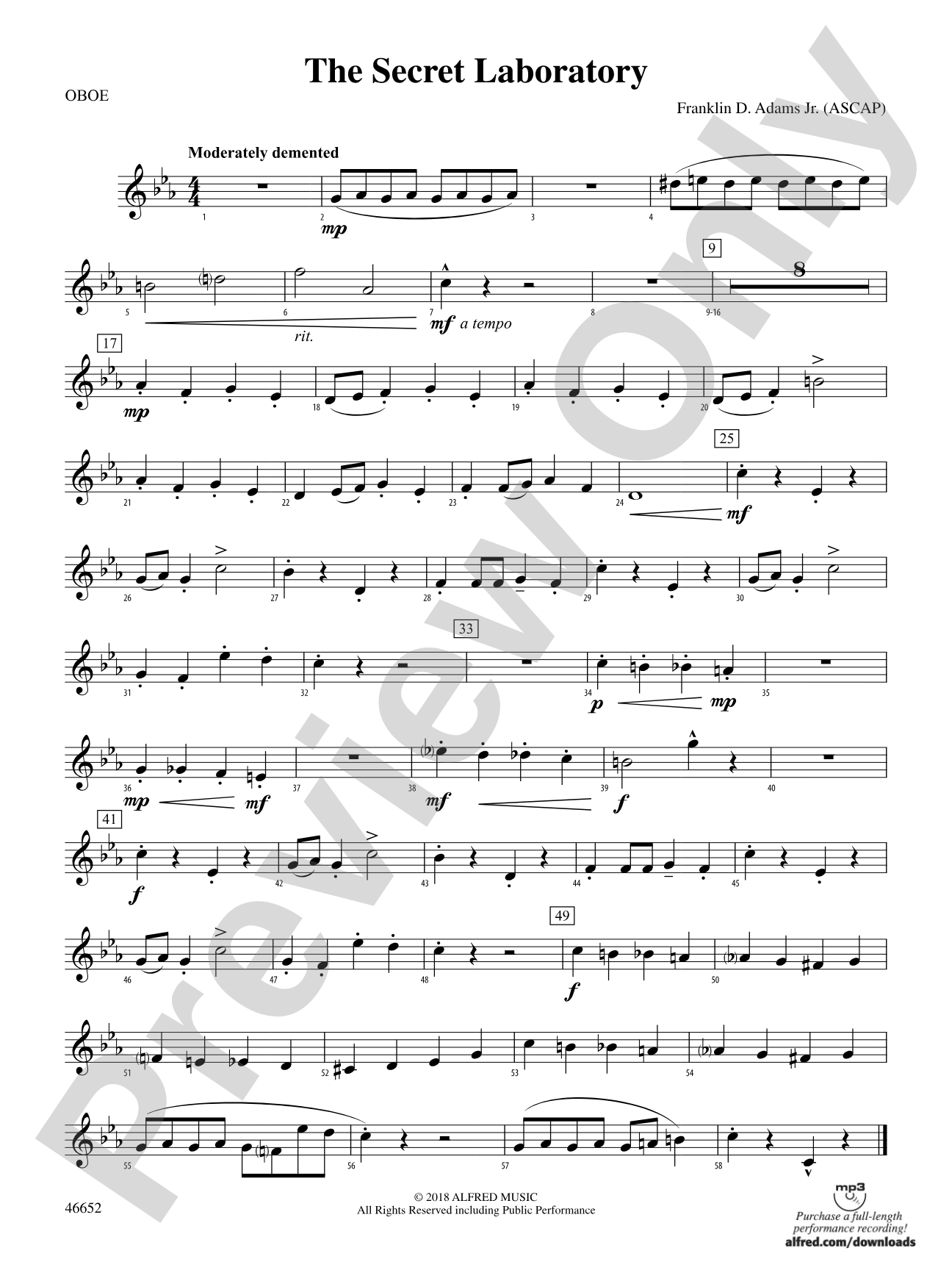 The Secret Laboratory: Oboe