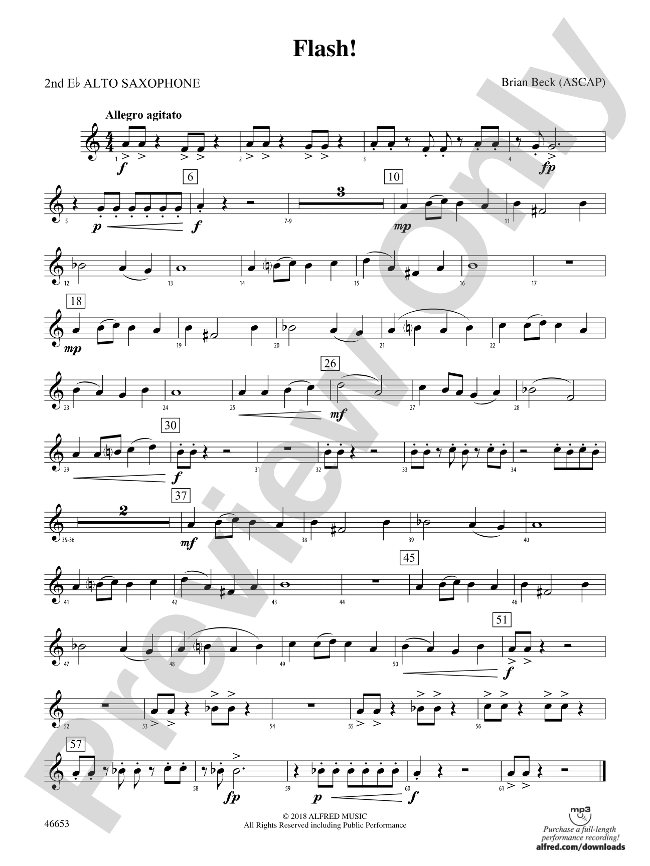 Flash!: 2nd E-flat Alto Saxophone