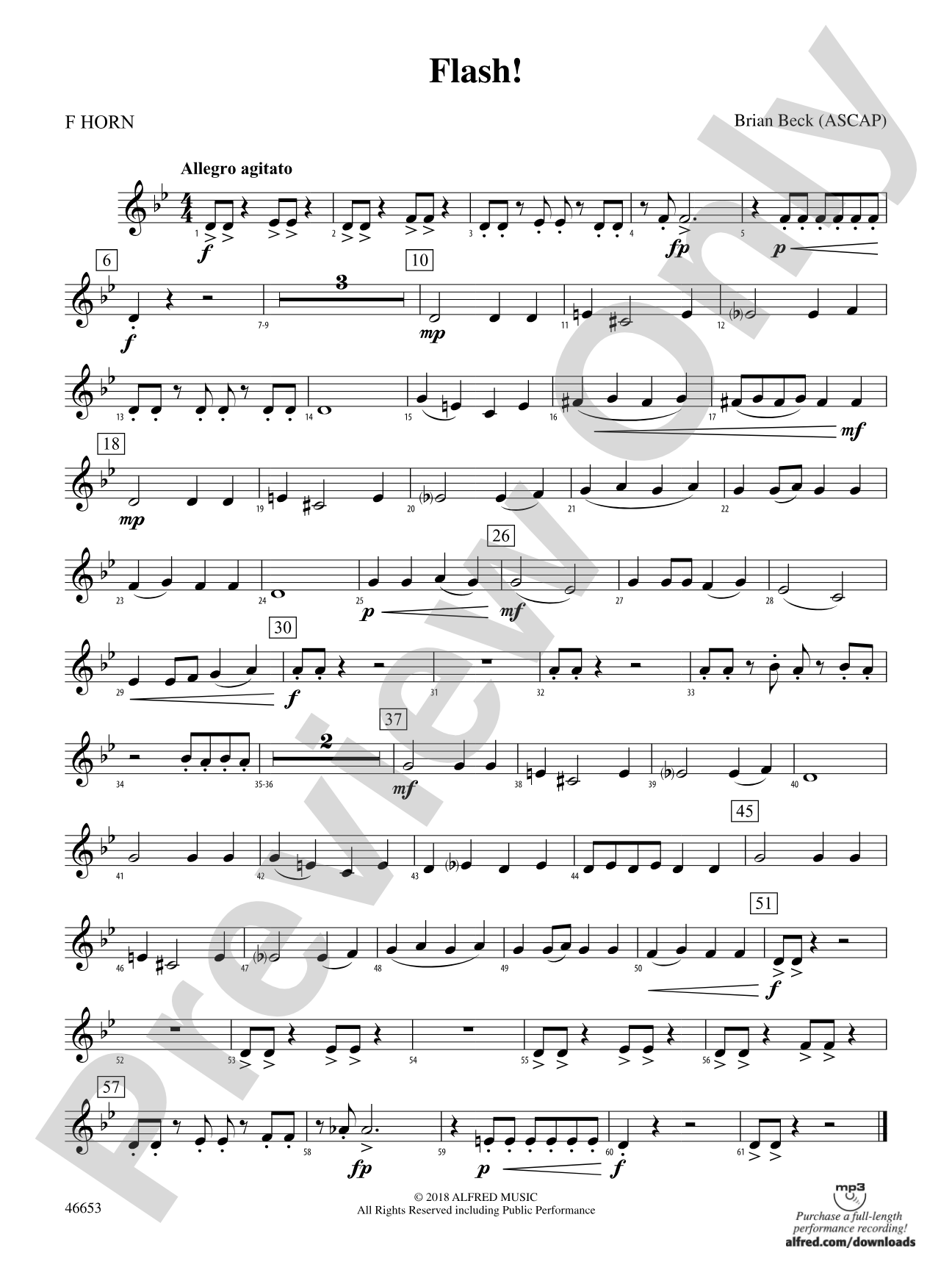 Flash!: 1st F Horn