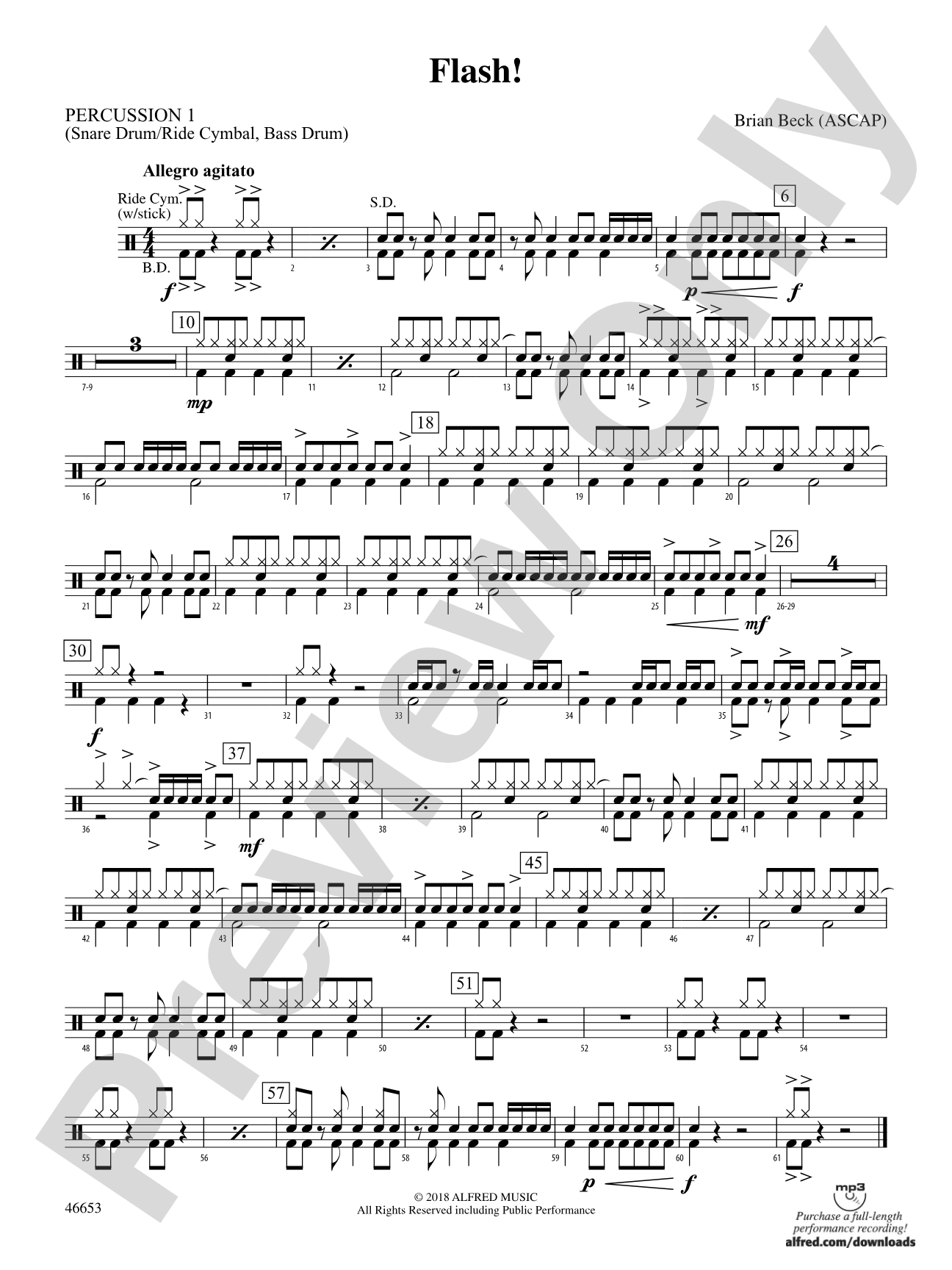 Flash!: 1st Percussion