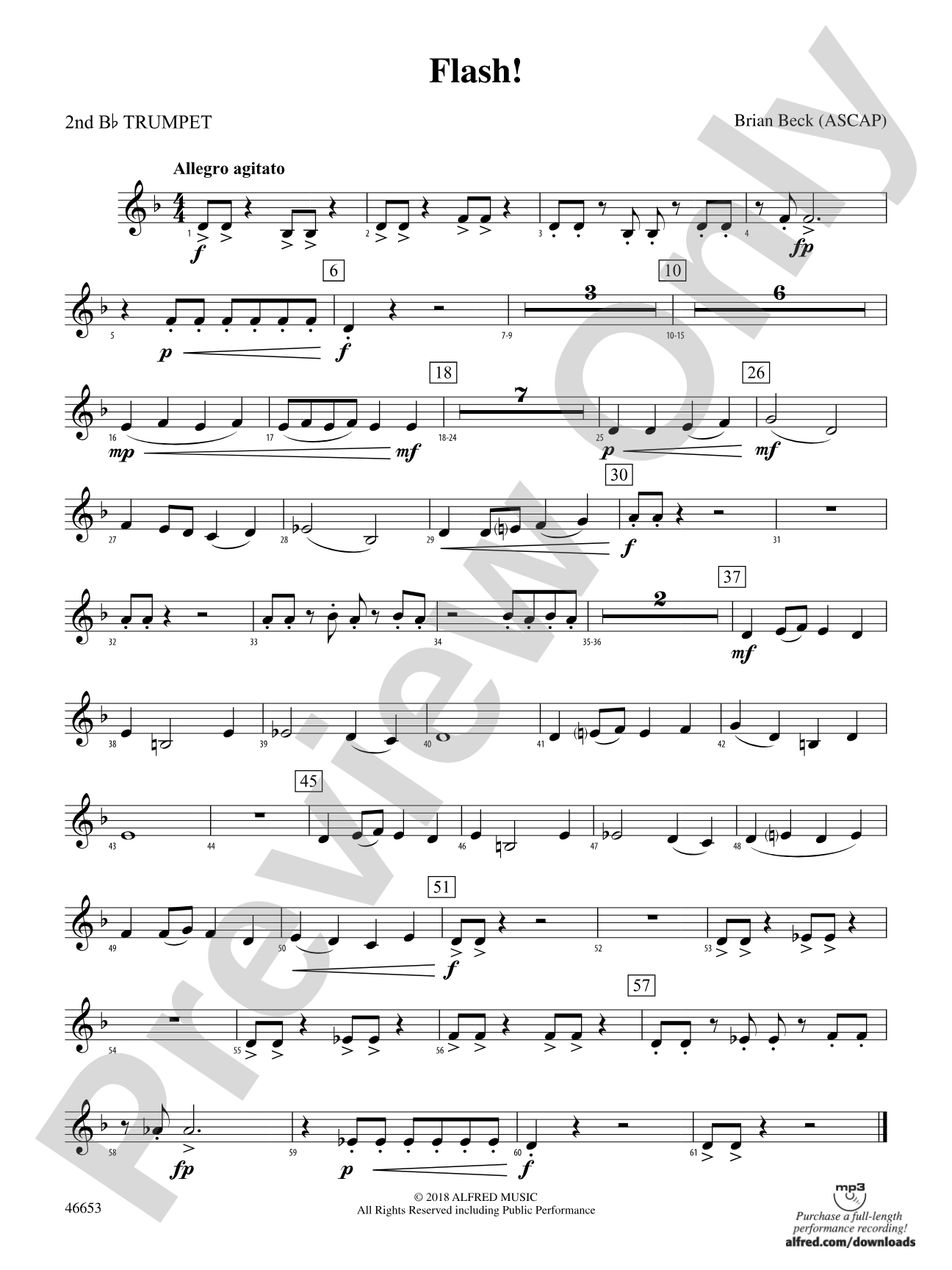 Flash!: 2nd B-flat Trumpet
