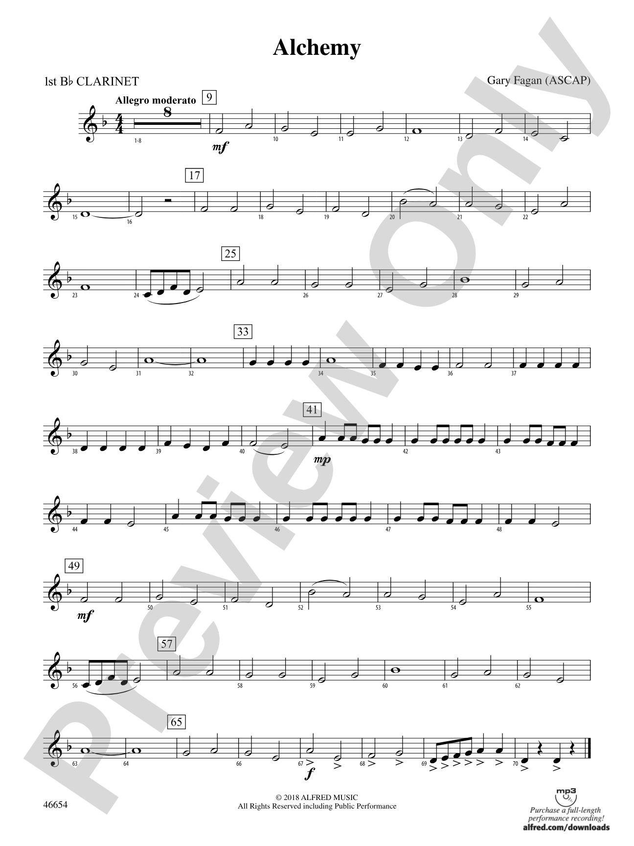 Alchemy: 1st B-flat Clarinet