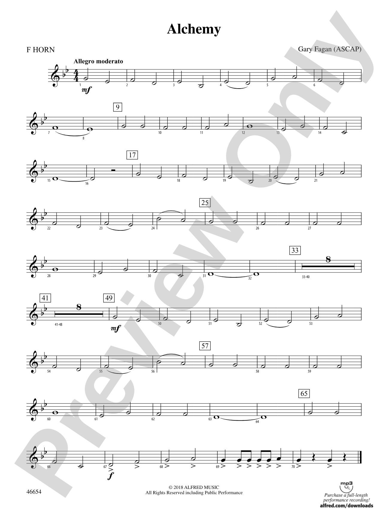 Alchemy: 1st F Horn