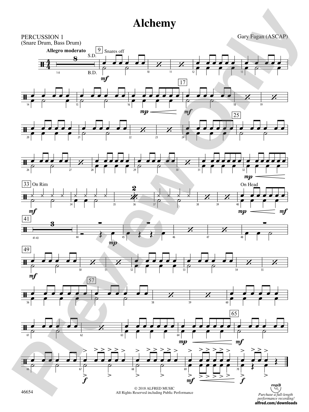 Alchemy: 1st Percussion
