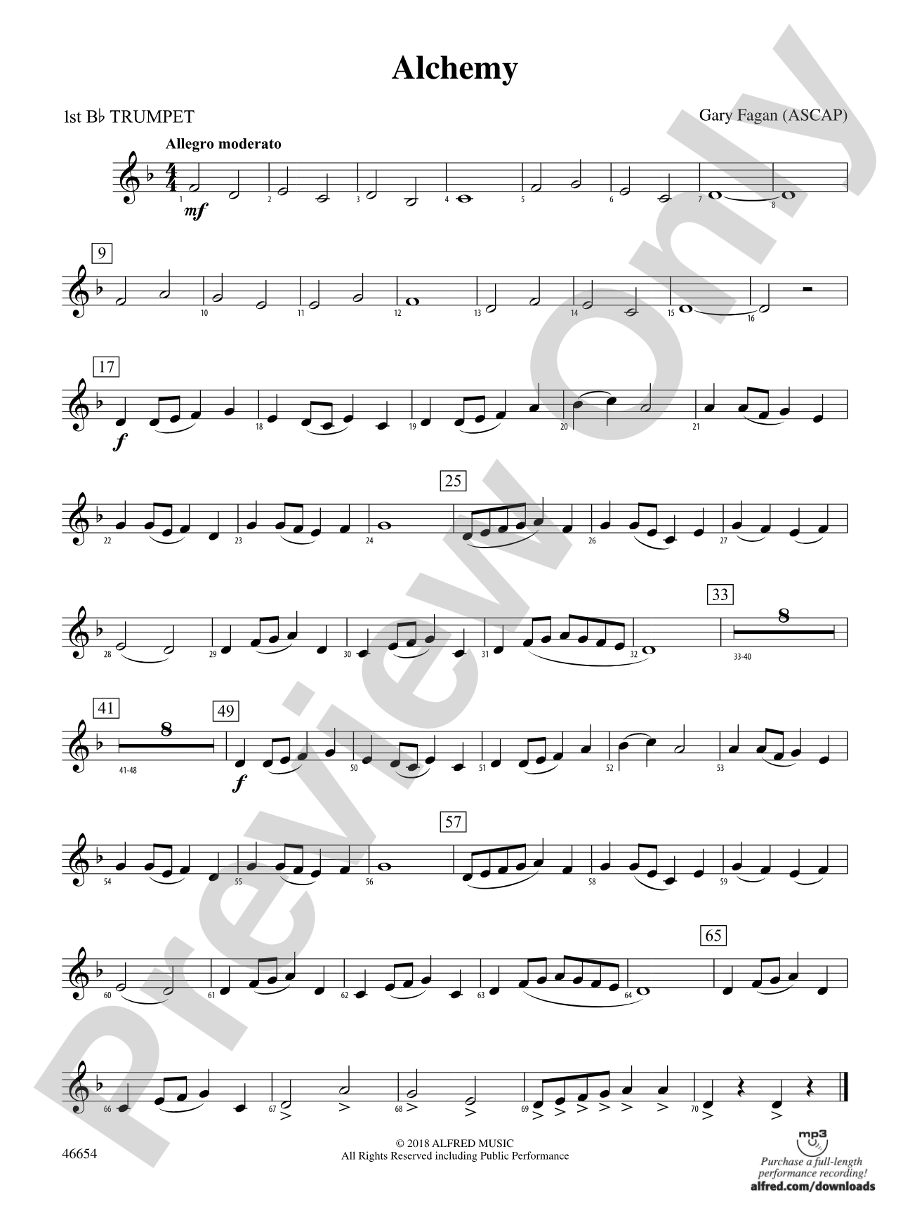 Alchemy: 1st B-flat Trumpet