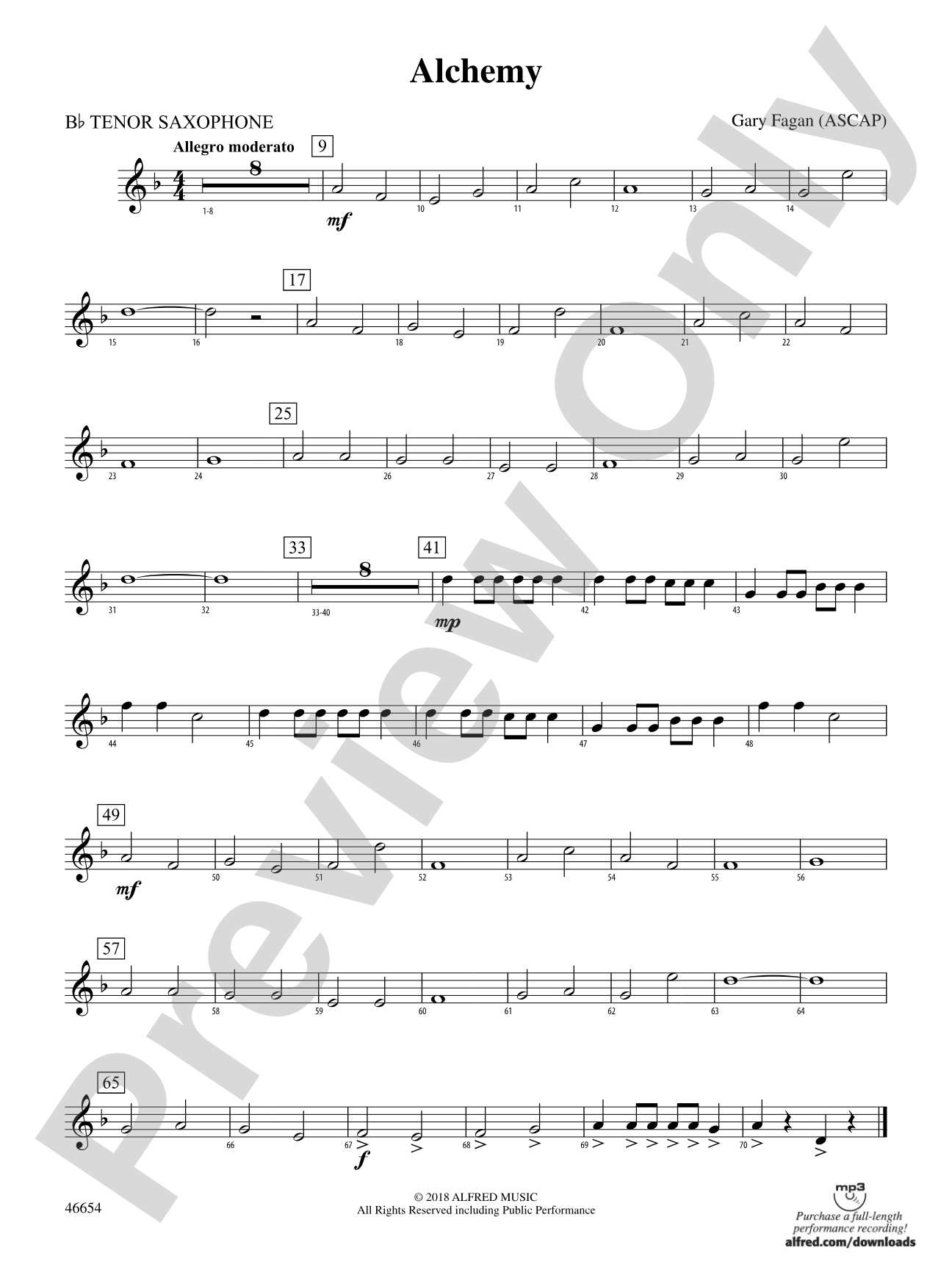 Alchemy: B-flat Tenor Saxophone