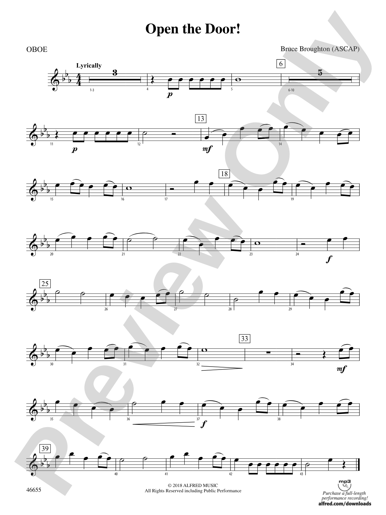 Open the Door!: Oboe
