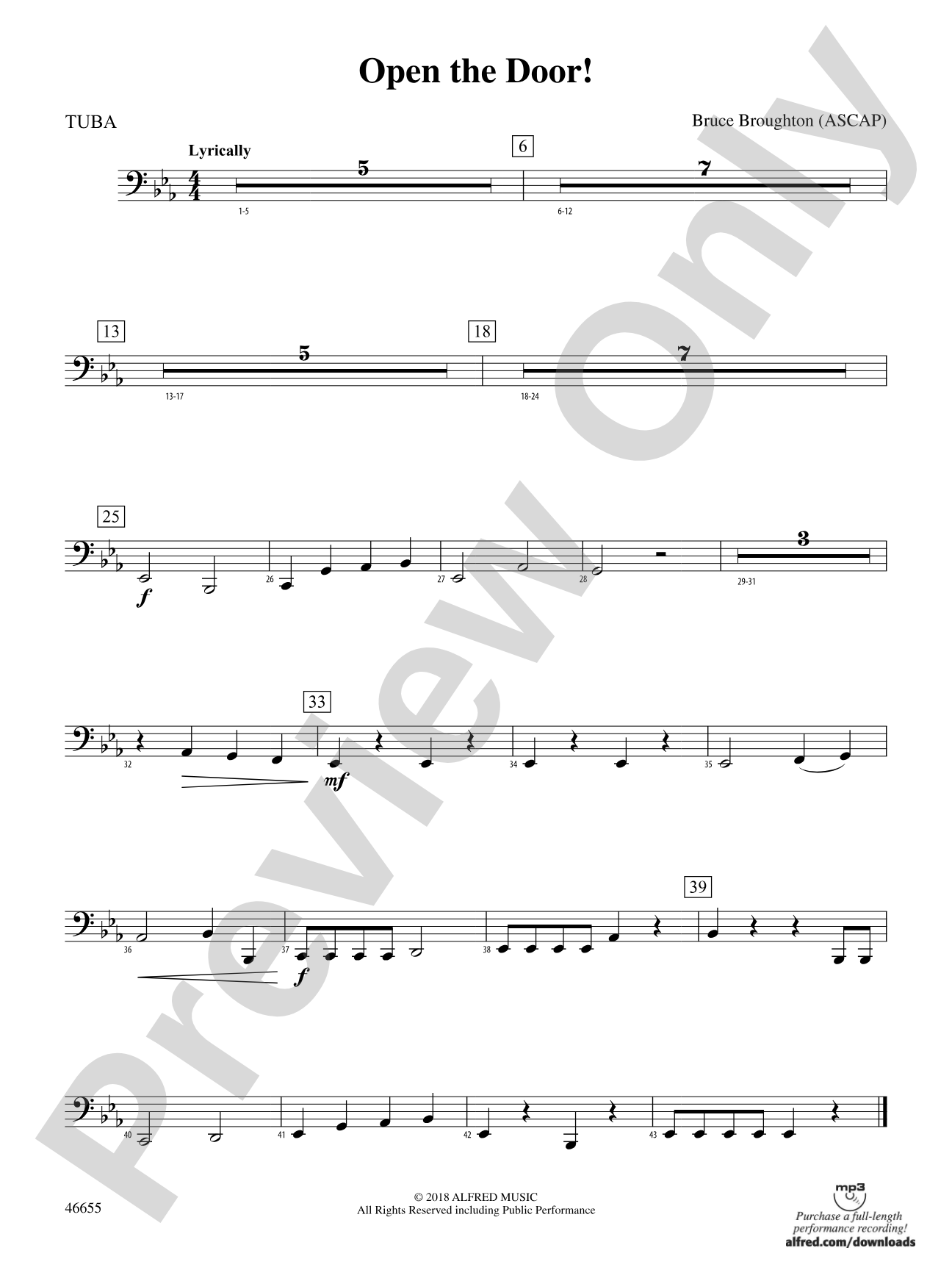 Open the Door!: Tuba
