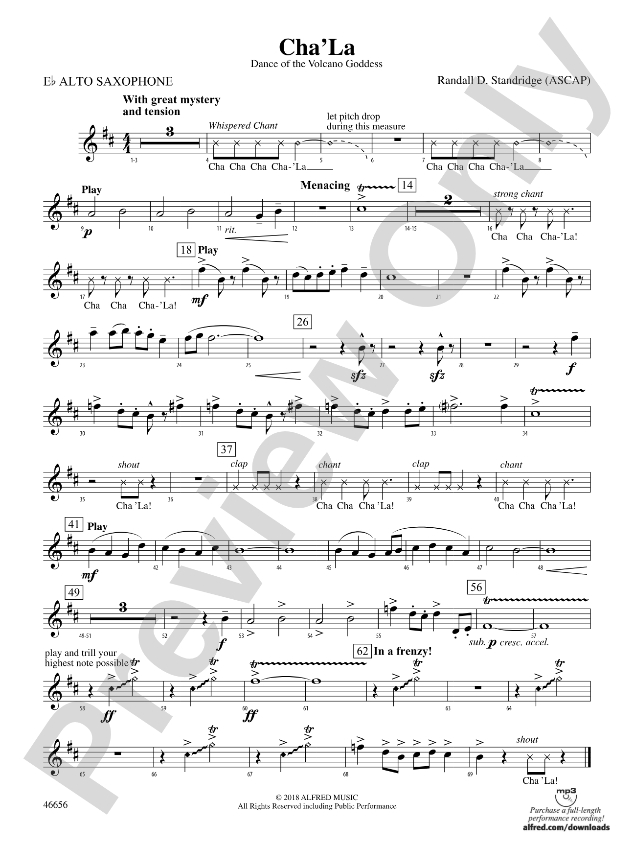 Cha'La: E-flat Alto Saxophone