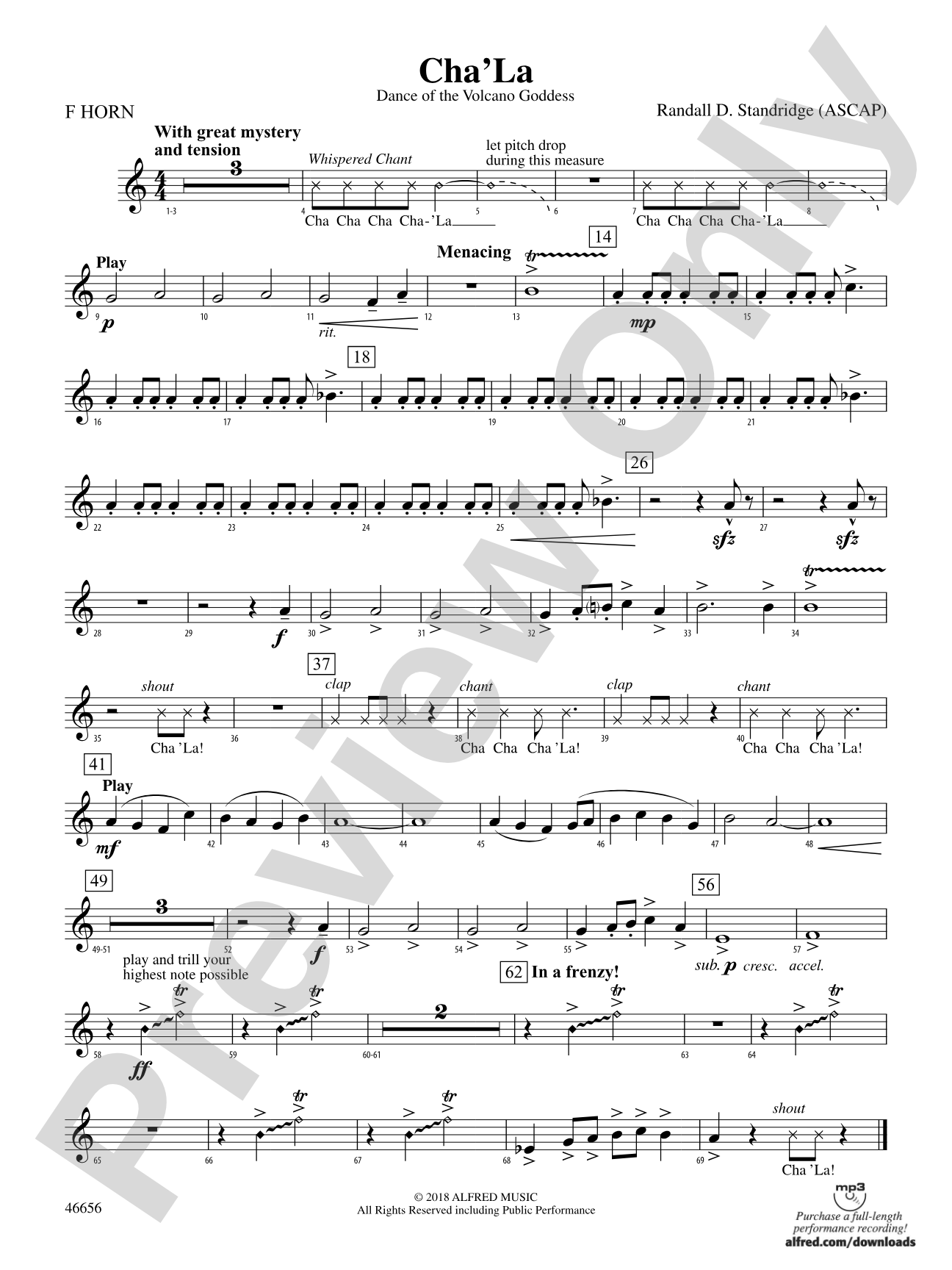 Cha'La: 1st F Horn