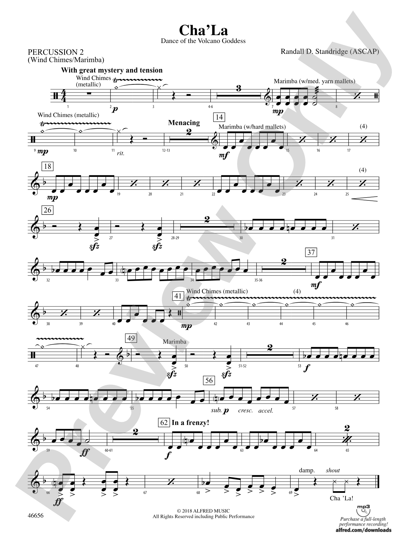 Cha'La: 2nd Percussion