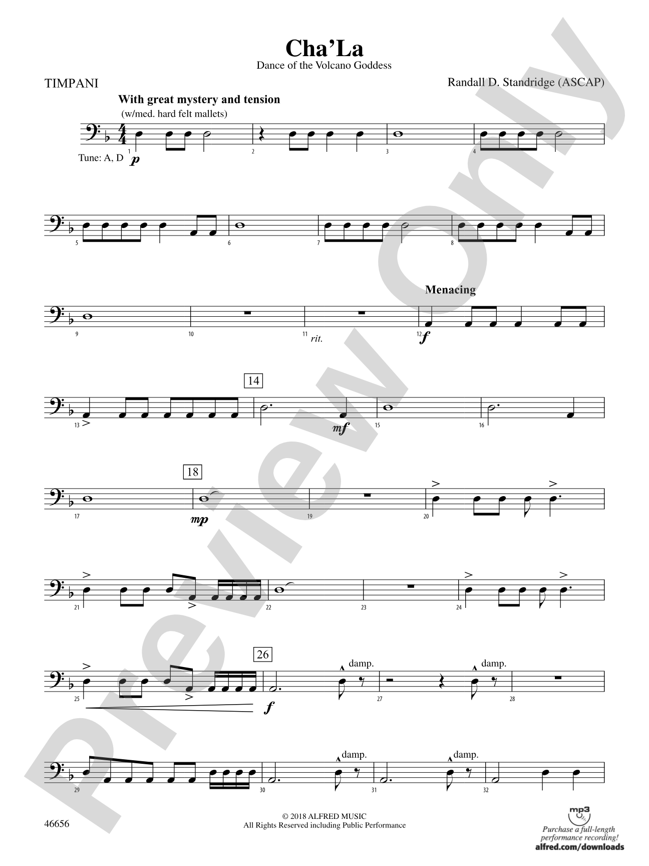 Cha'La: Timpani