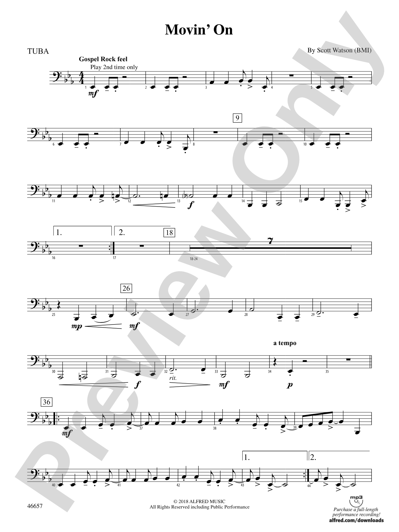 Movin' On: Tuba