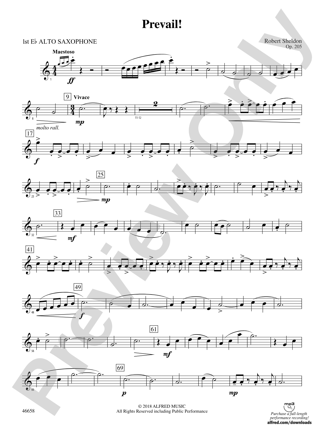 Prevail!: E-flat Alto Saxophone