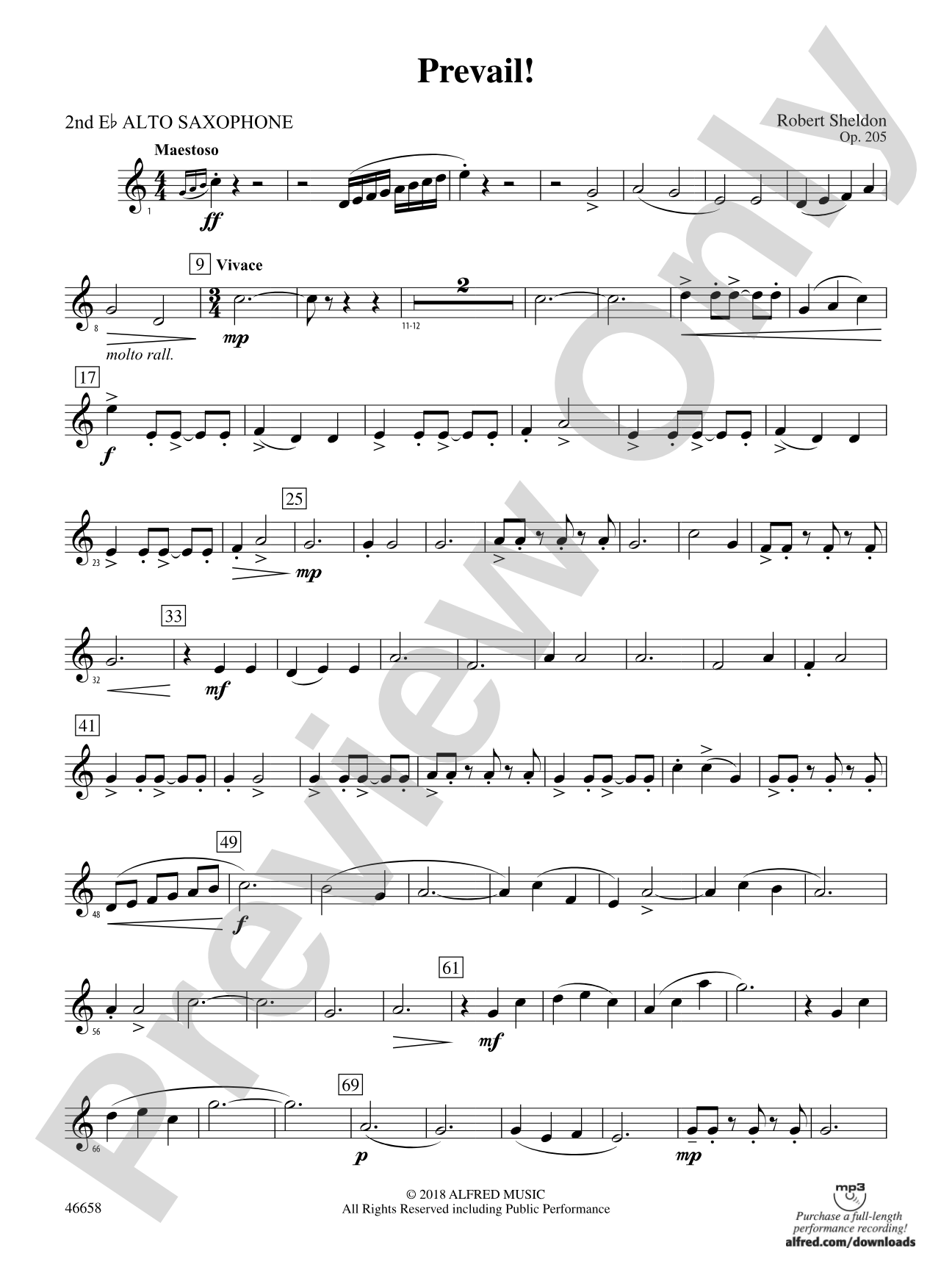 Prevail!: 2nd E-flat Alto Saxophone