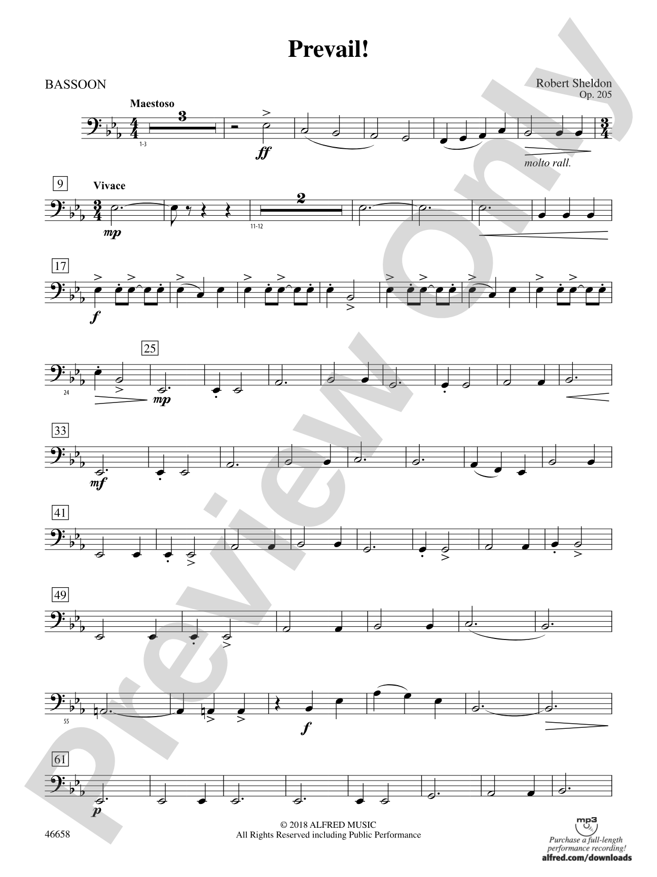 Prevail!: Bassoon