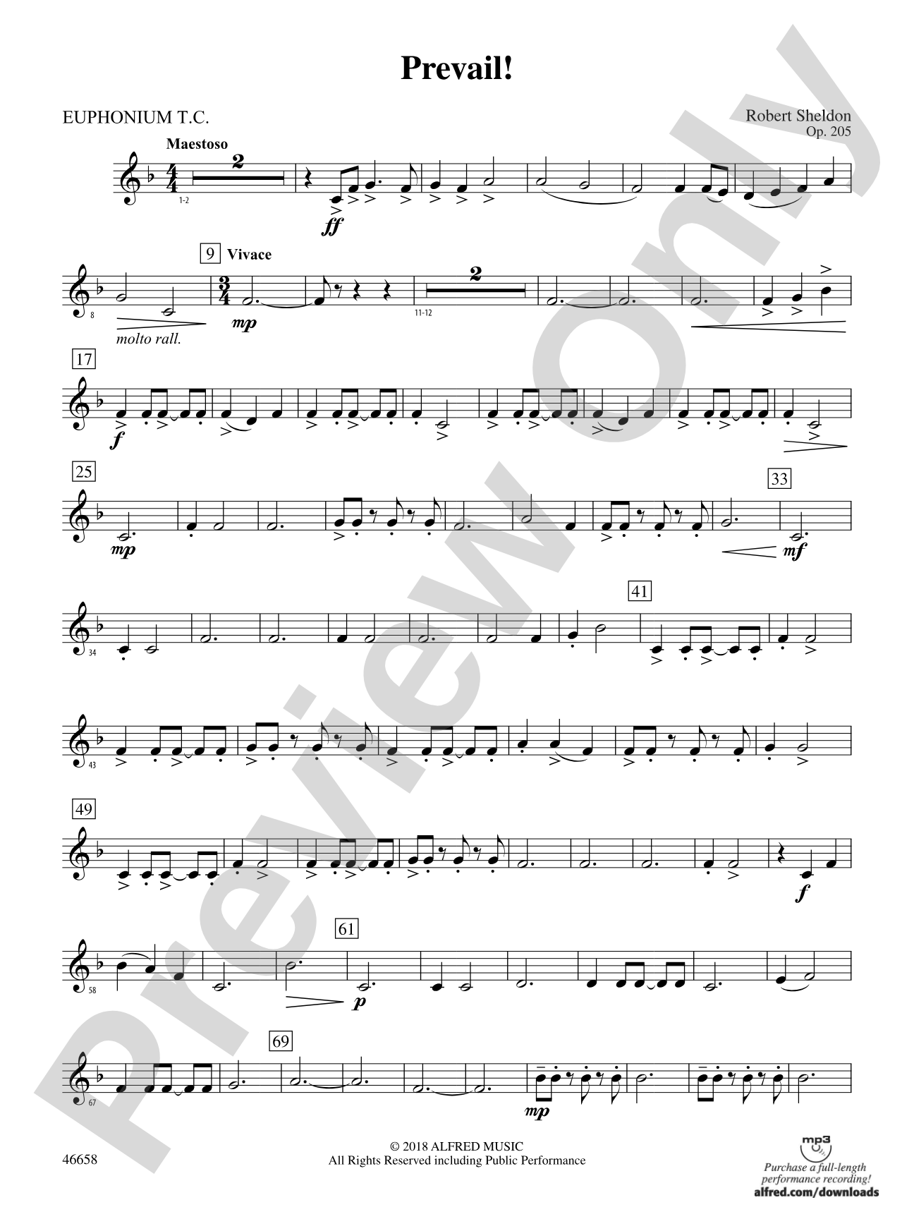 Prevail!: Baritone T.C.