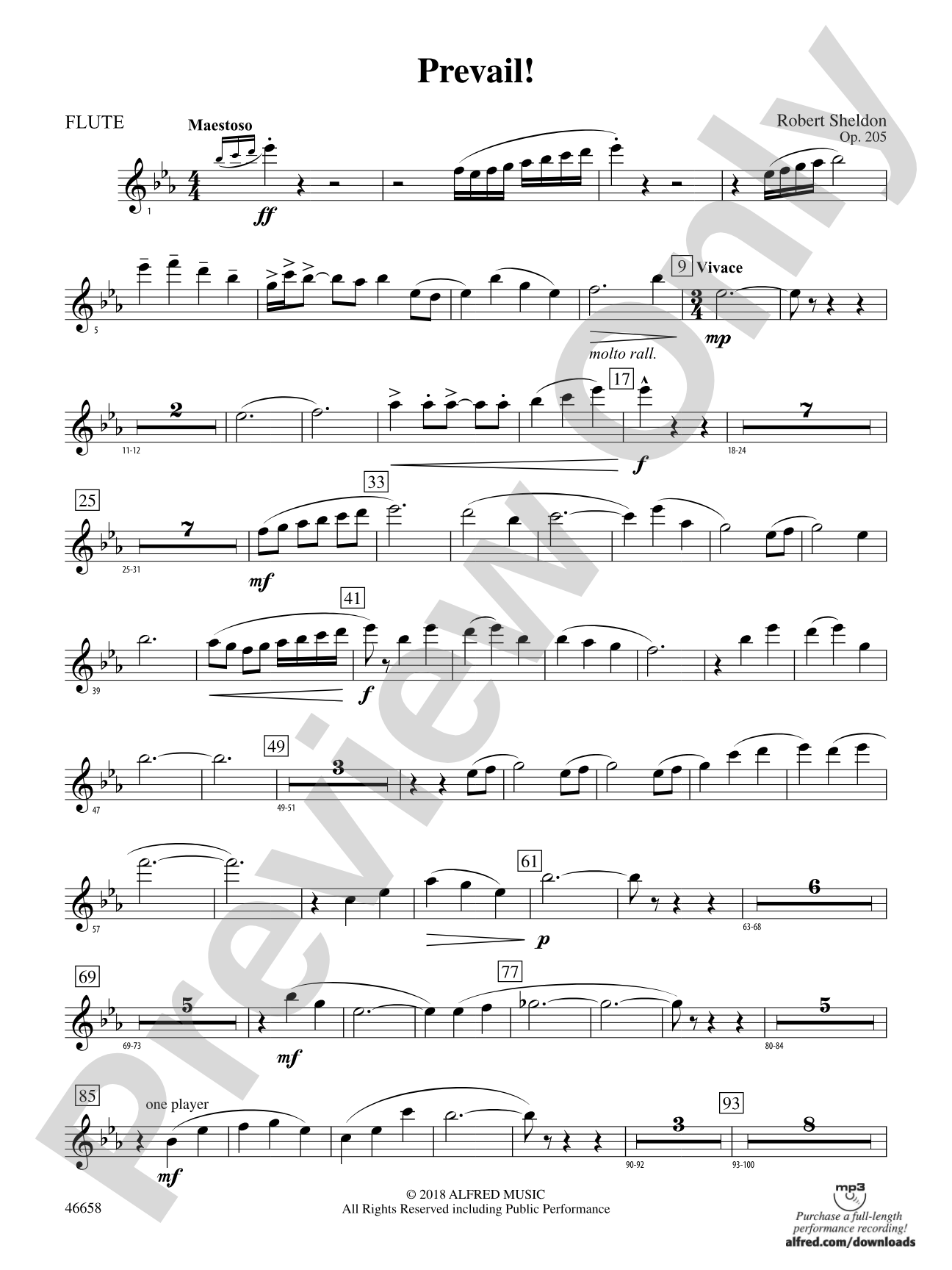 Prevail!: Flute