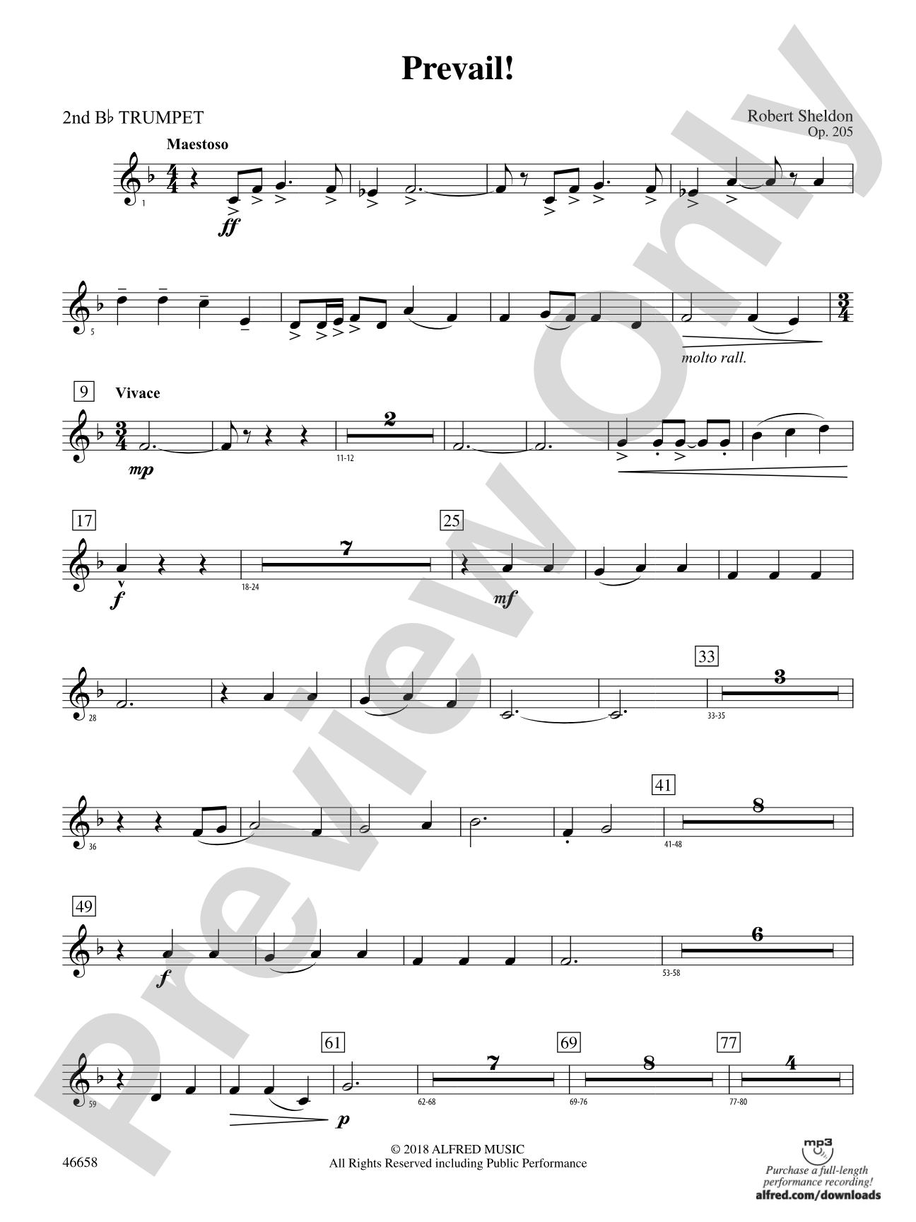 Prevail!: 2nd B-flat Trumpet