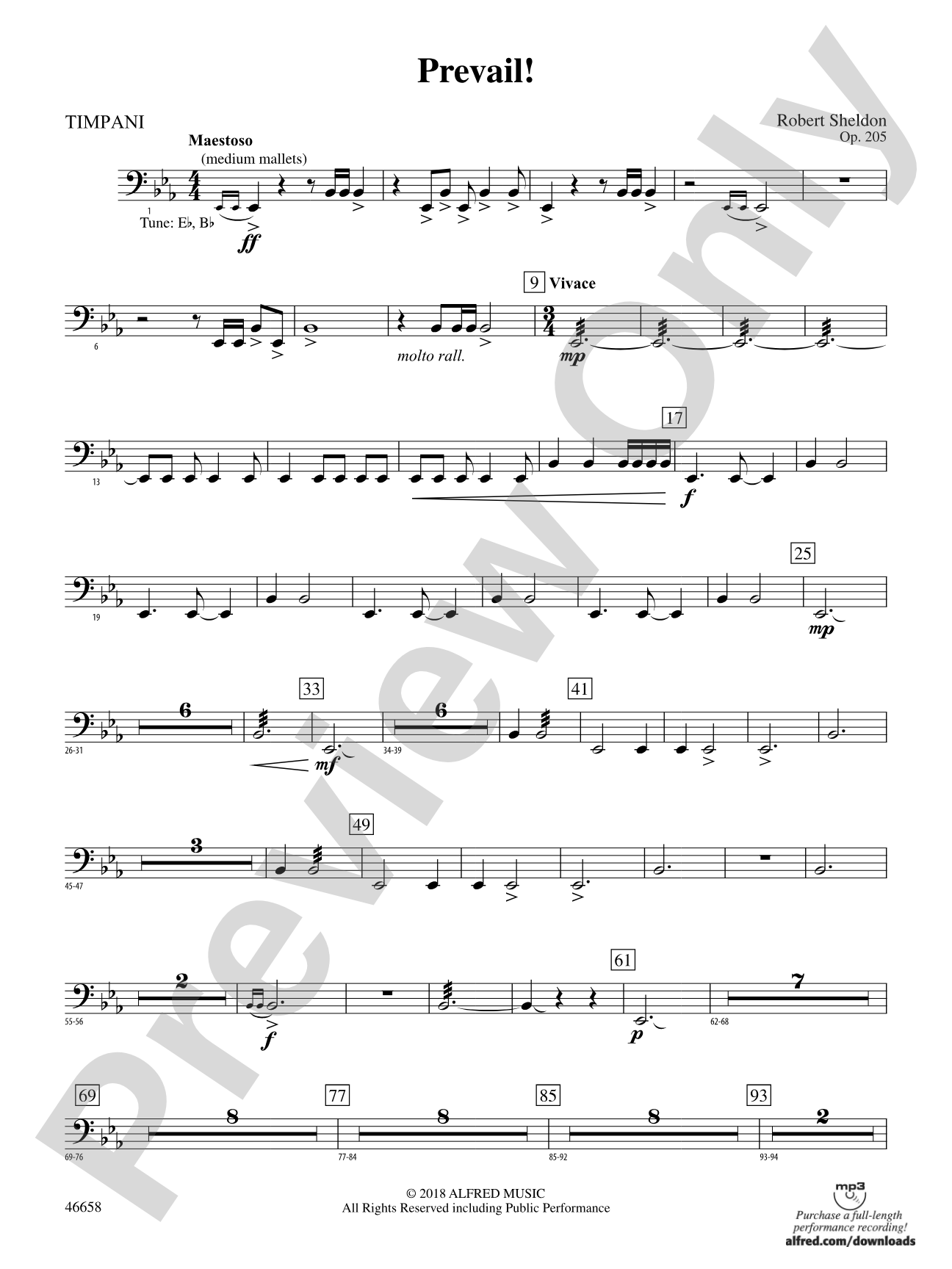 Prevail!: Timpani