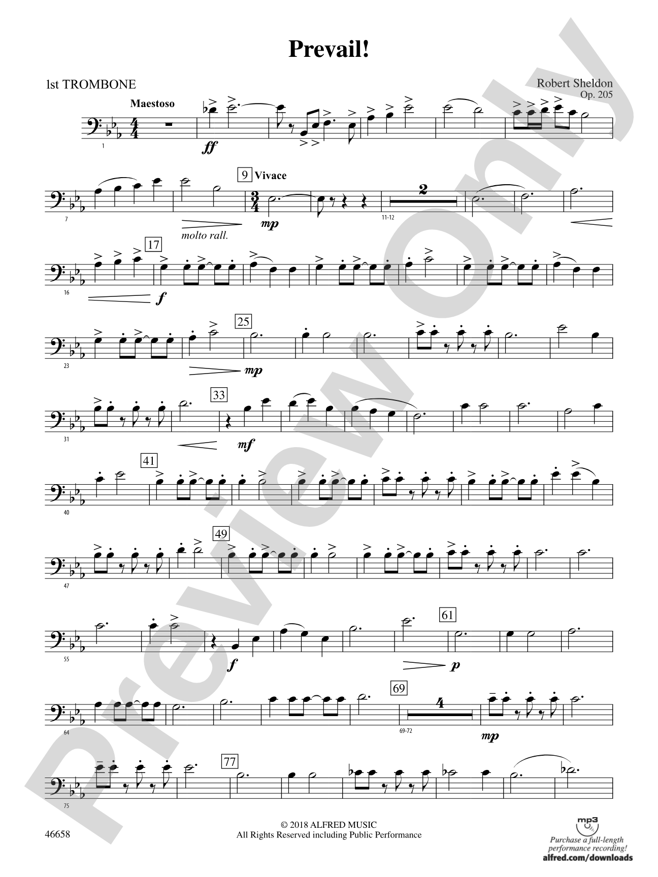 Prevail!: 1st Trombone