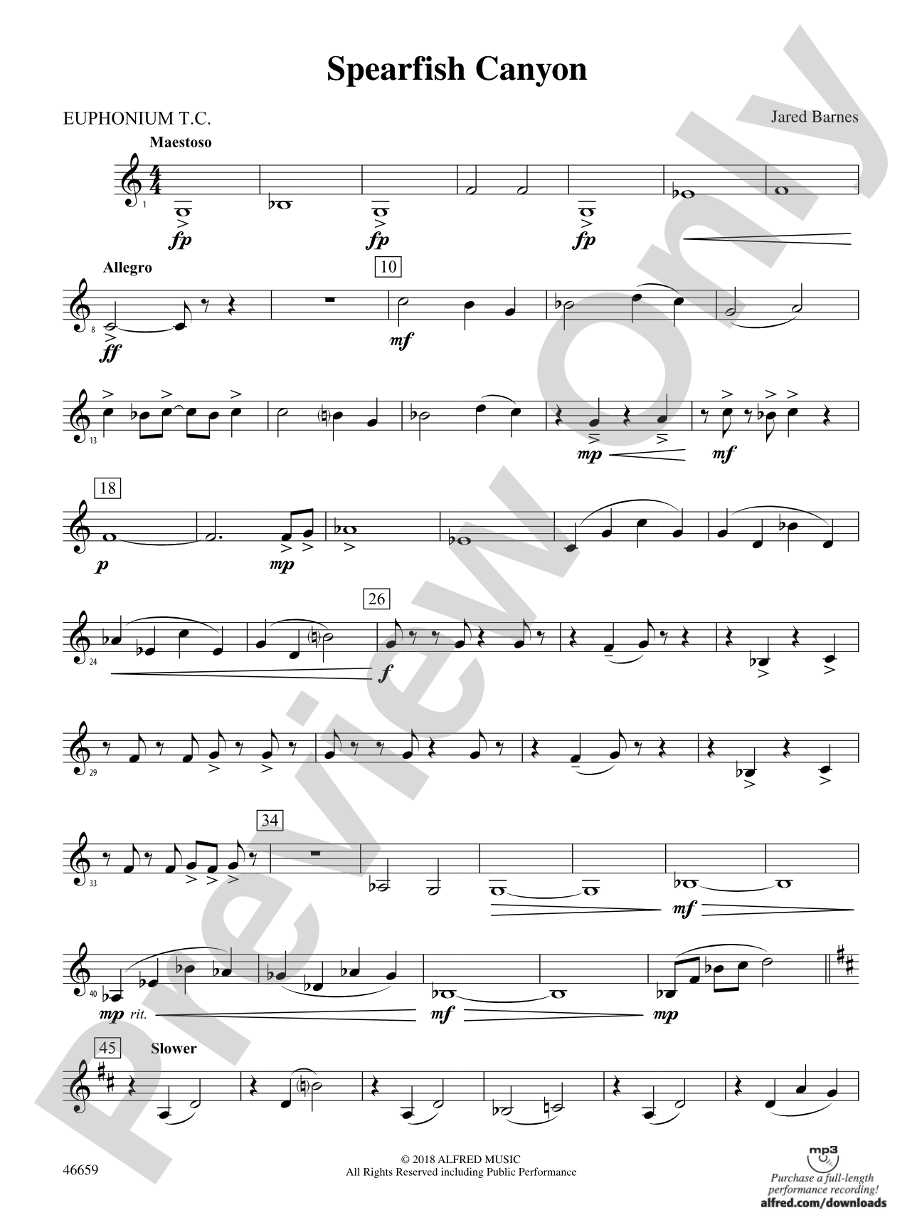 Spearfish Canyon: Baritone T.C.