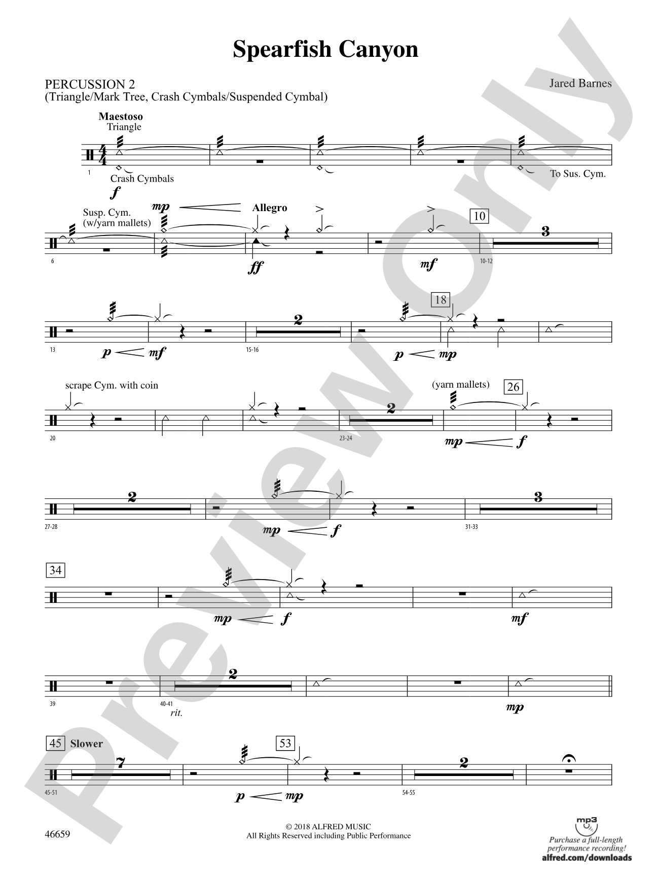 Spearfish Canyon: 2nd Percussion
