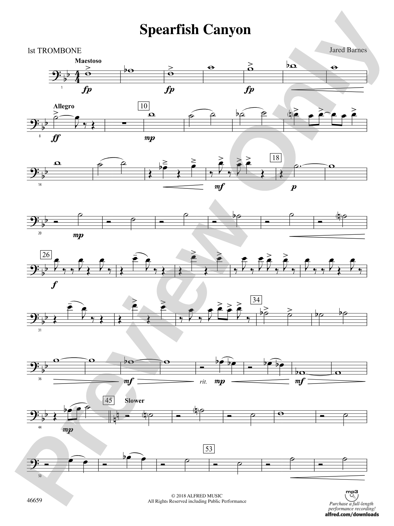 Spearfish Canyon: 1st Trombone