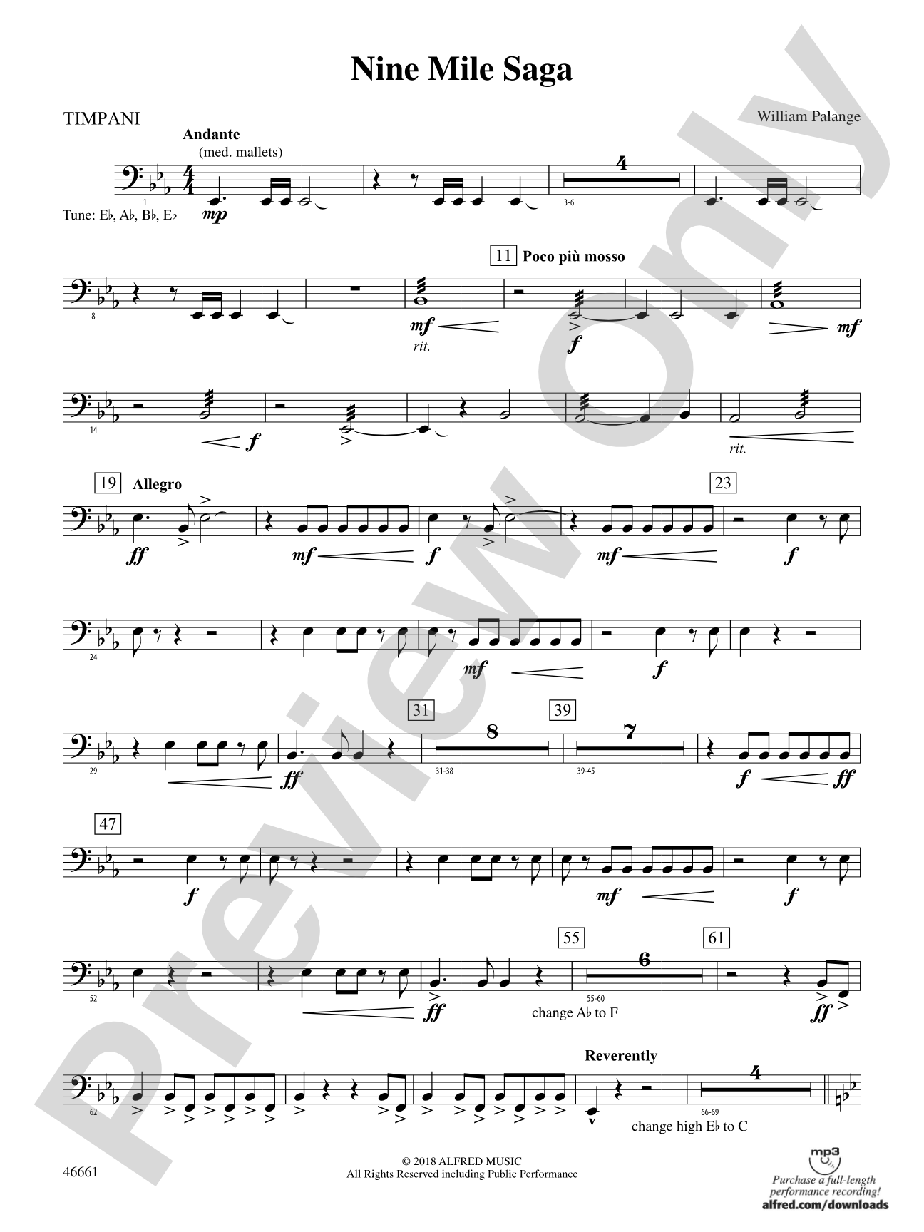 Nine Mile Saga: Timpani