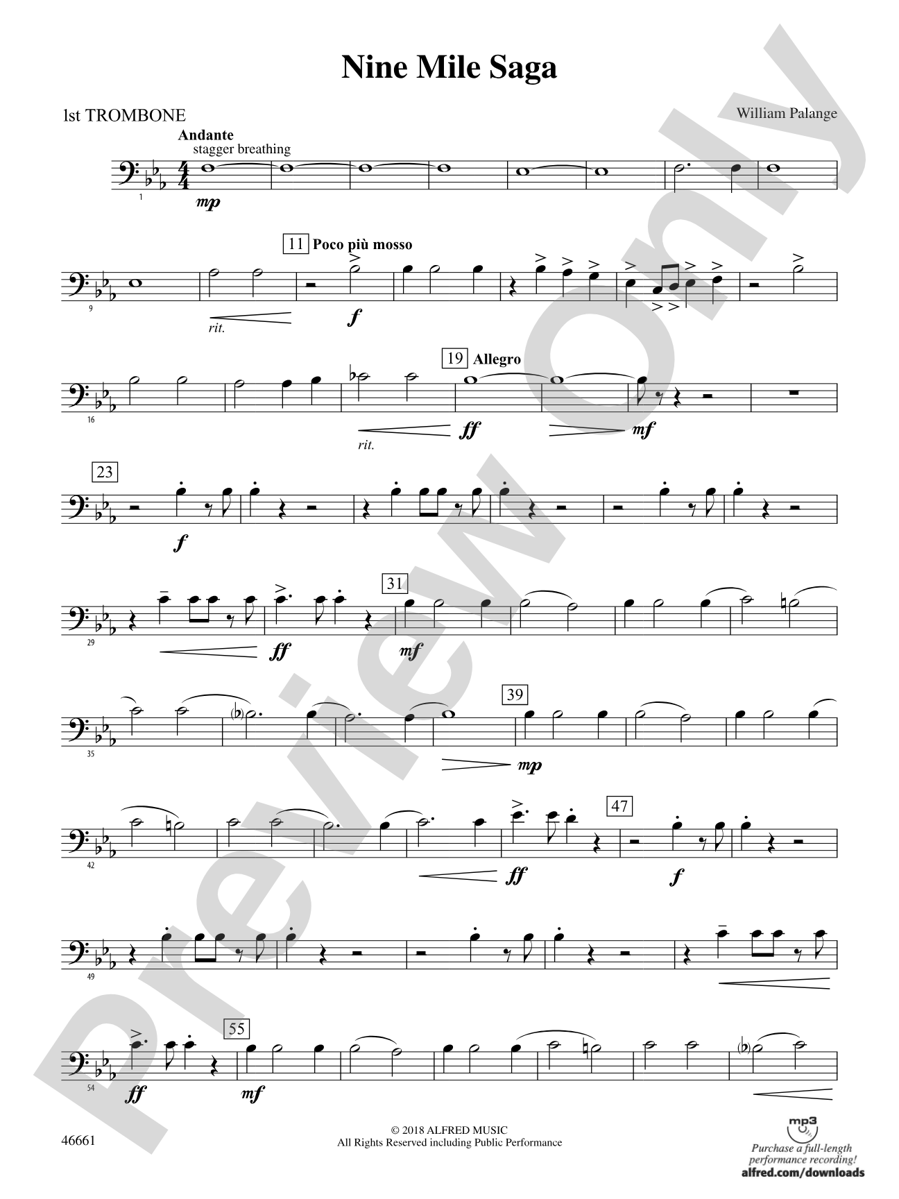 Nine Mile Saga: 1st Trombone