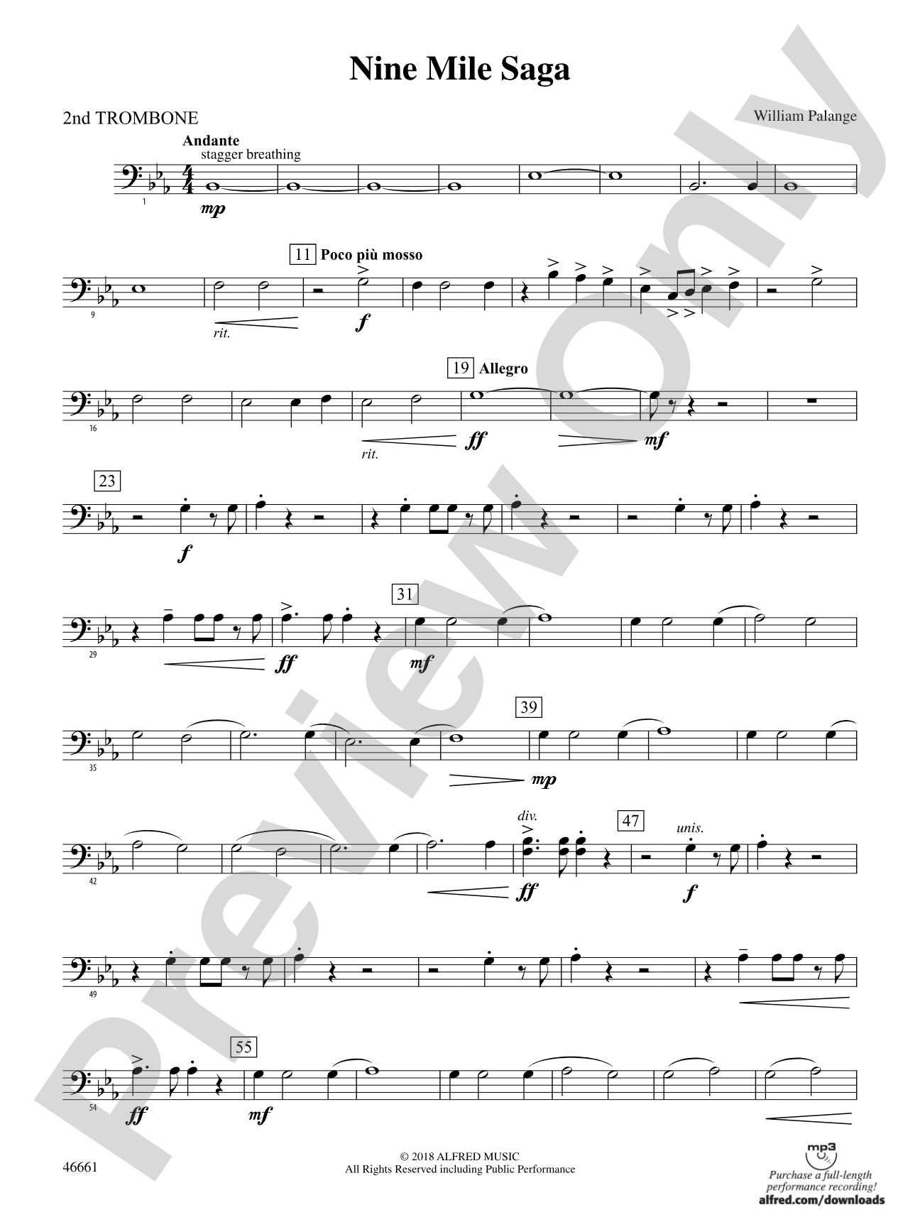 Nine Mile Saga: 2nd Trombone