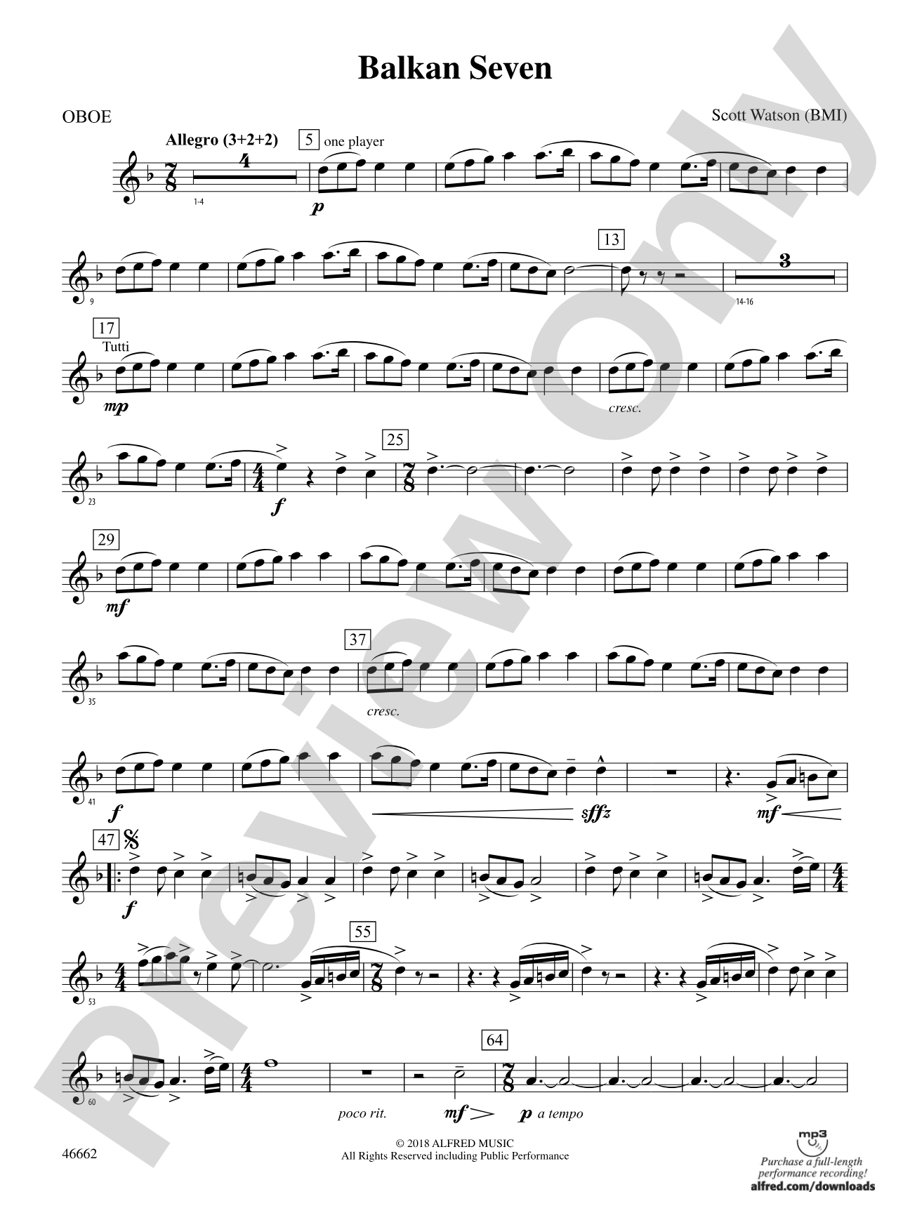 Balkan Seven: Oboe