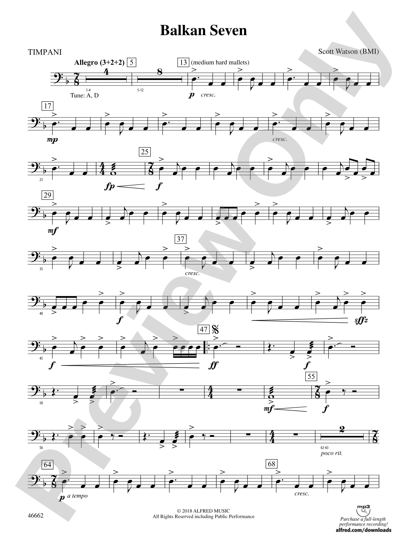 Balkan Seven: Timpani