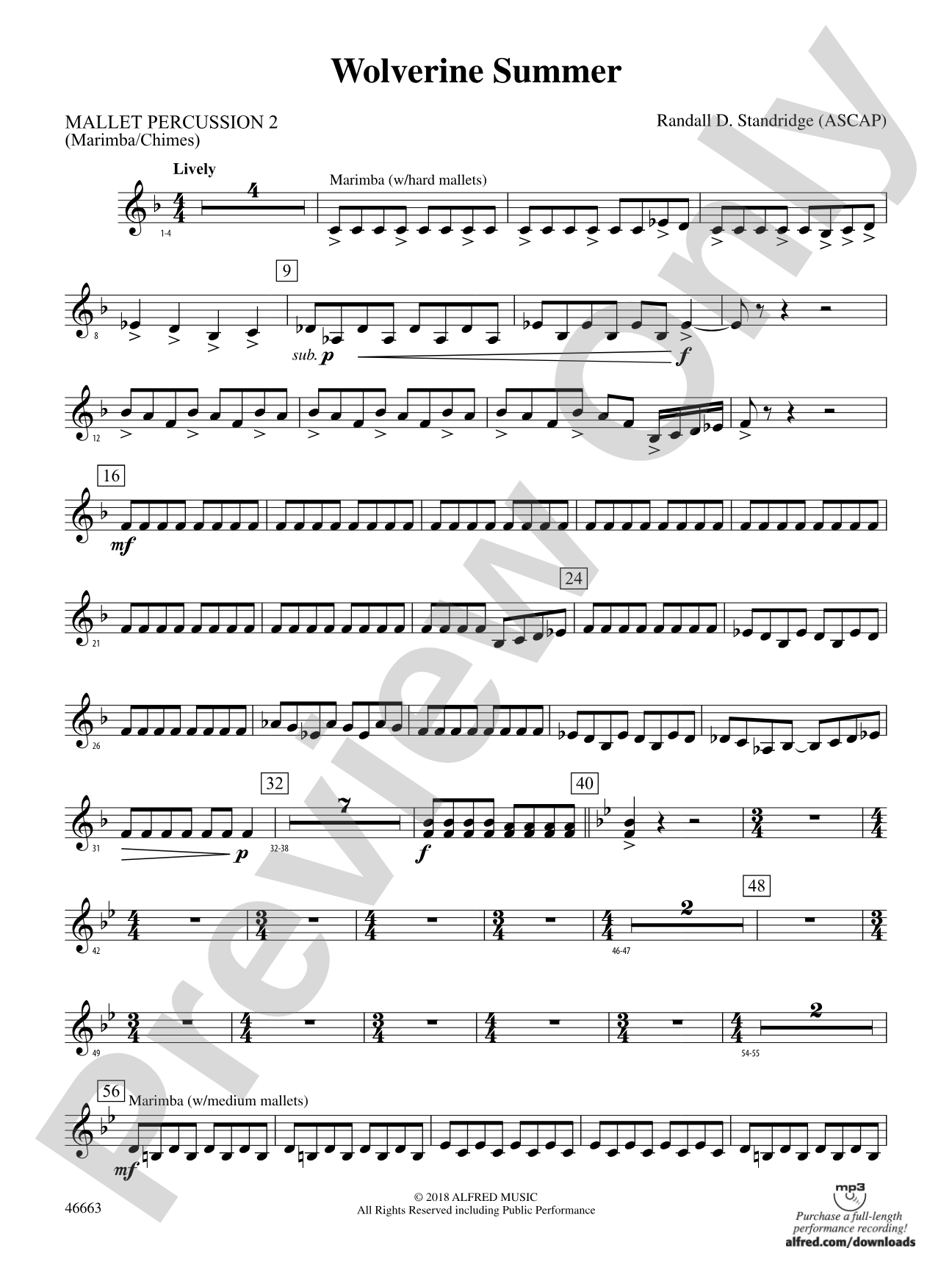 Wolverine Summer: 2nd Mallet Percussion