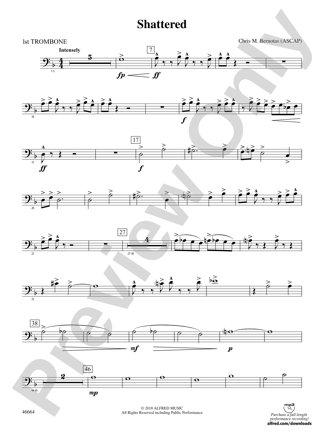 Shattered: 1st Trombone