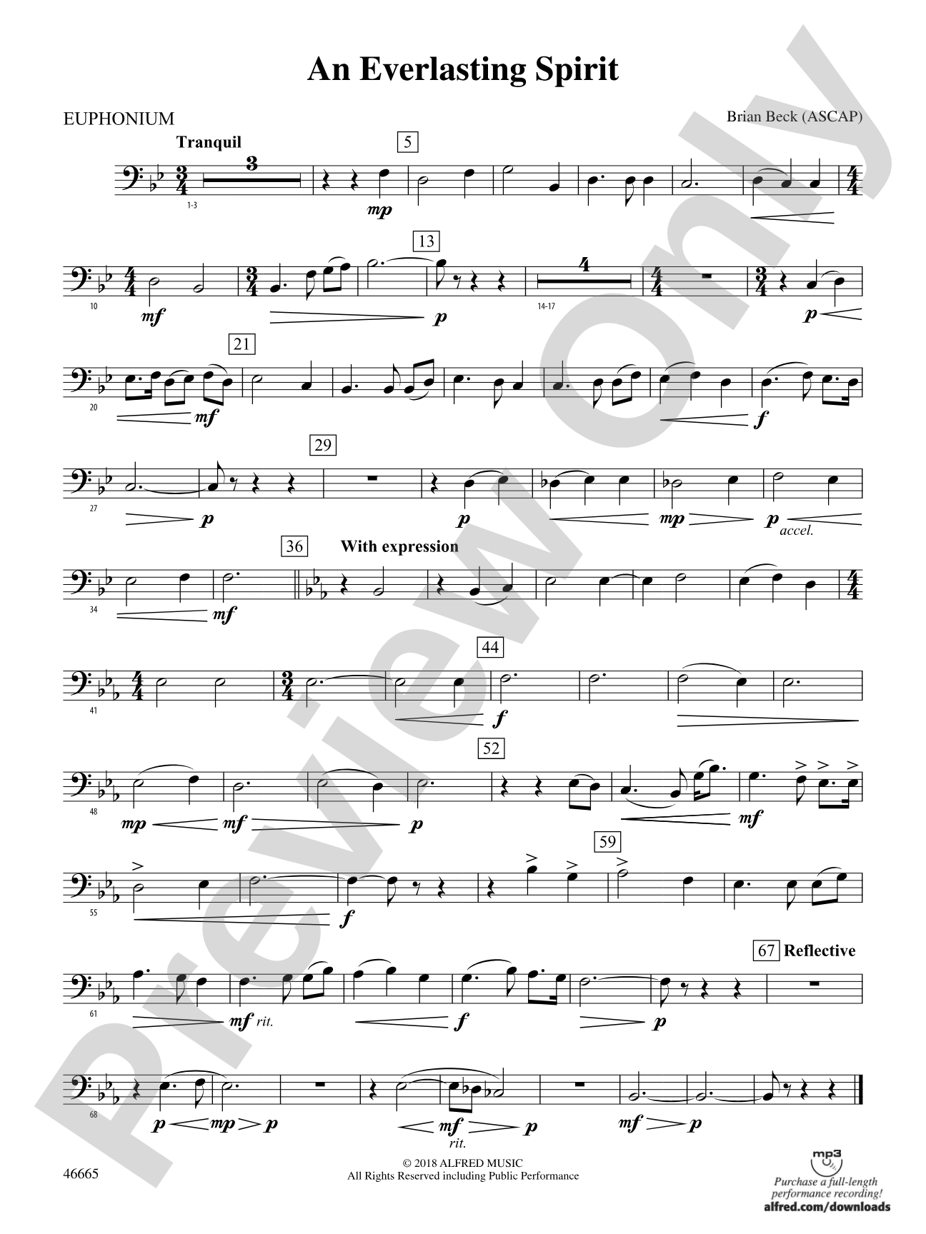 An Everlasting Spirit: Baritone B.C.