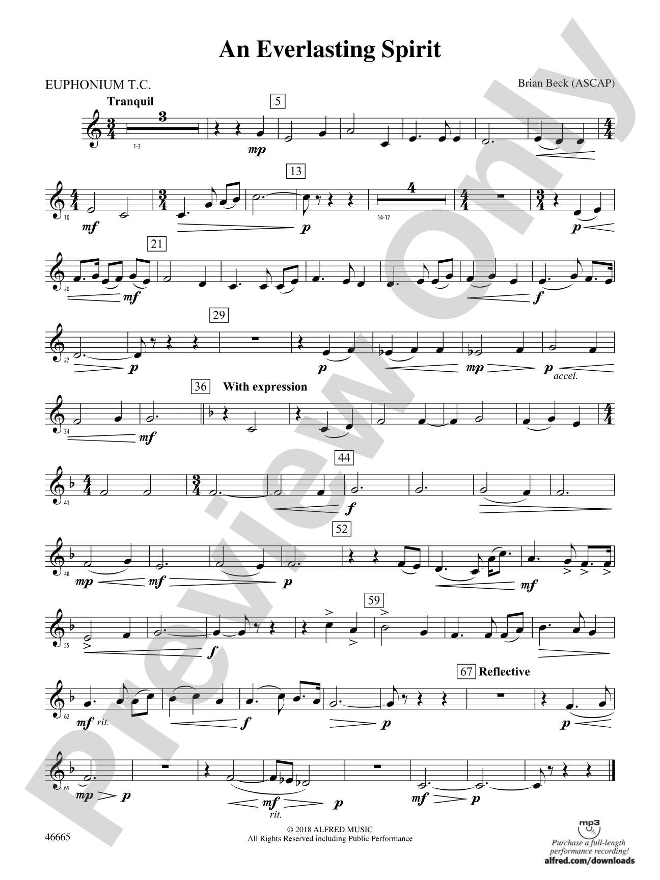 An Everlasting Spirit: Baritone T.C.