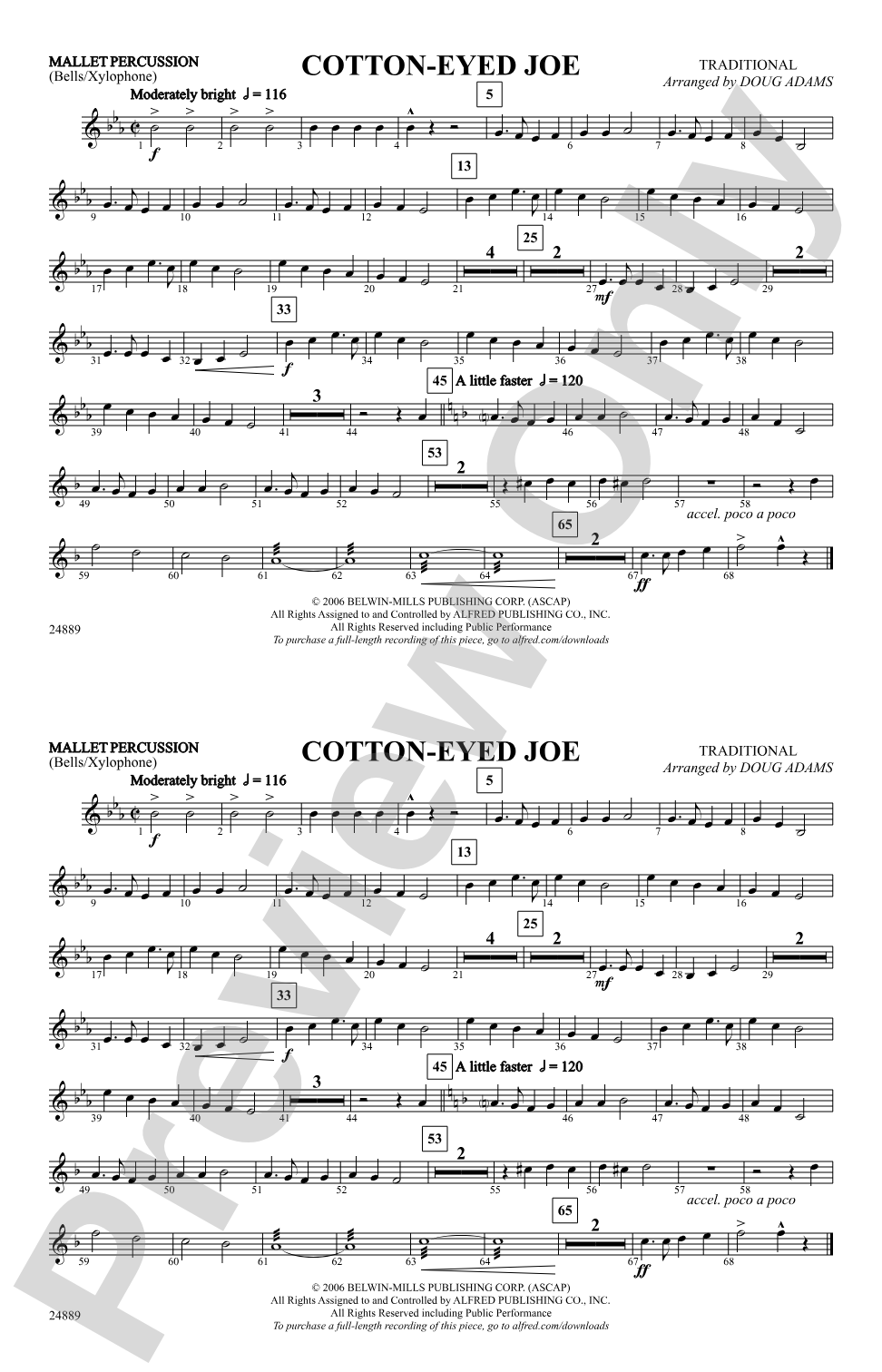 Cotton-Eyed Joe: Mallets