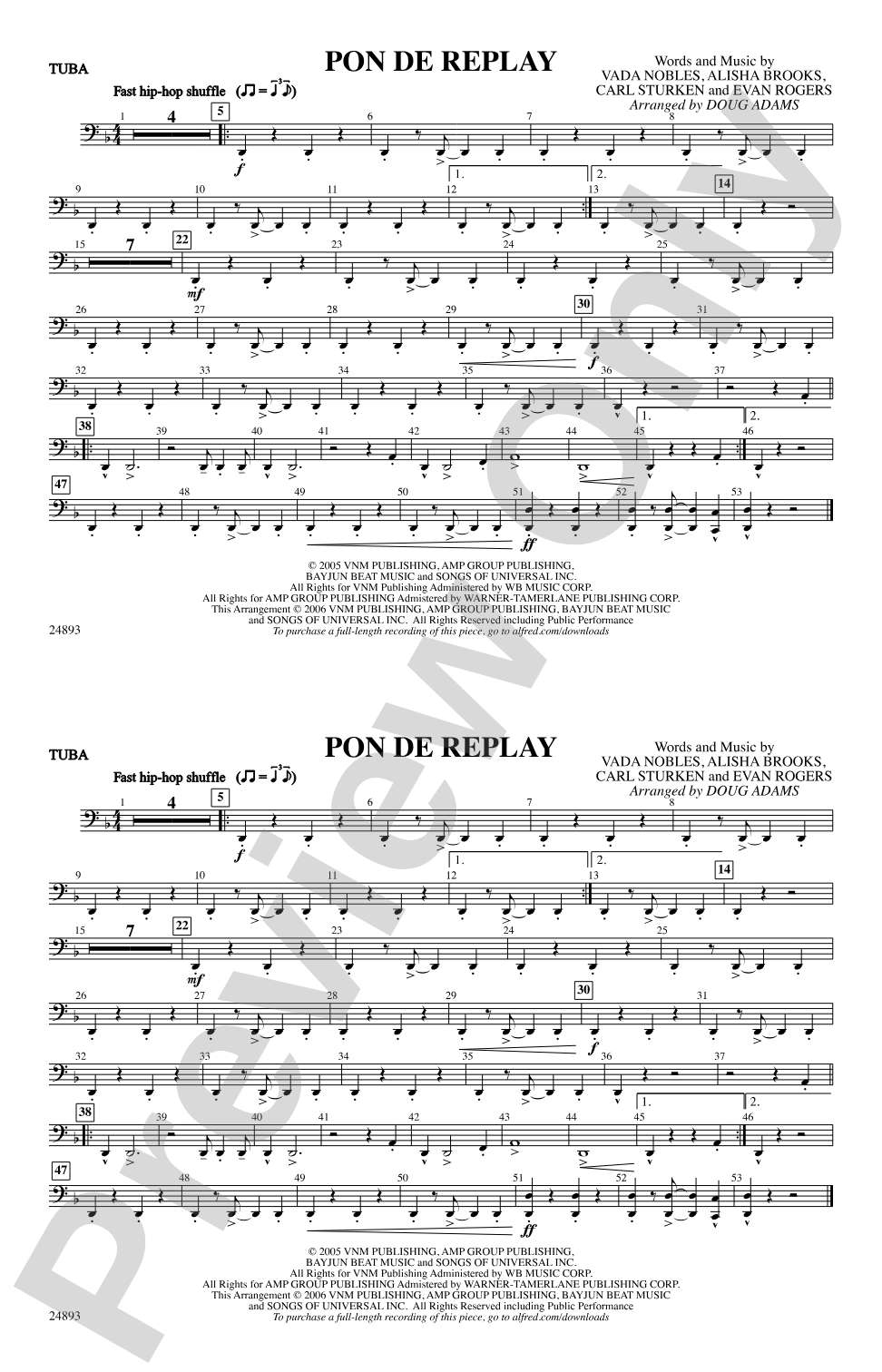 Pon de Replay: Tuba