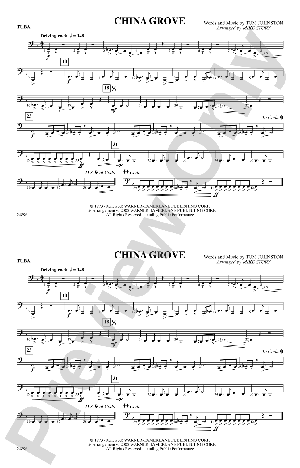 China Grove: Tuba