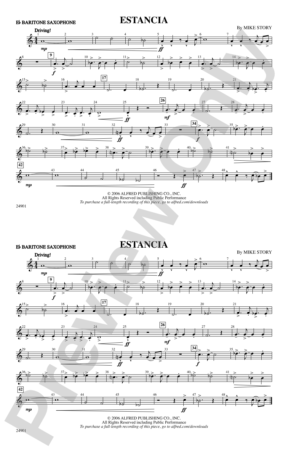 Estancia: E-flat Baritone Saxophone