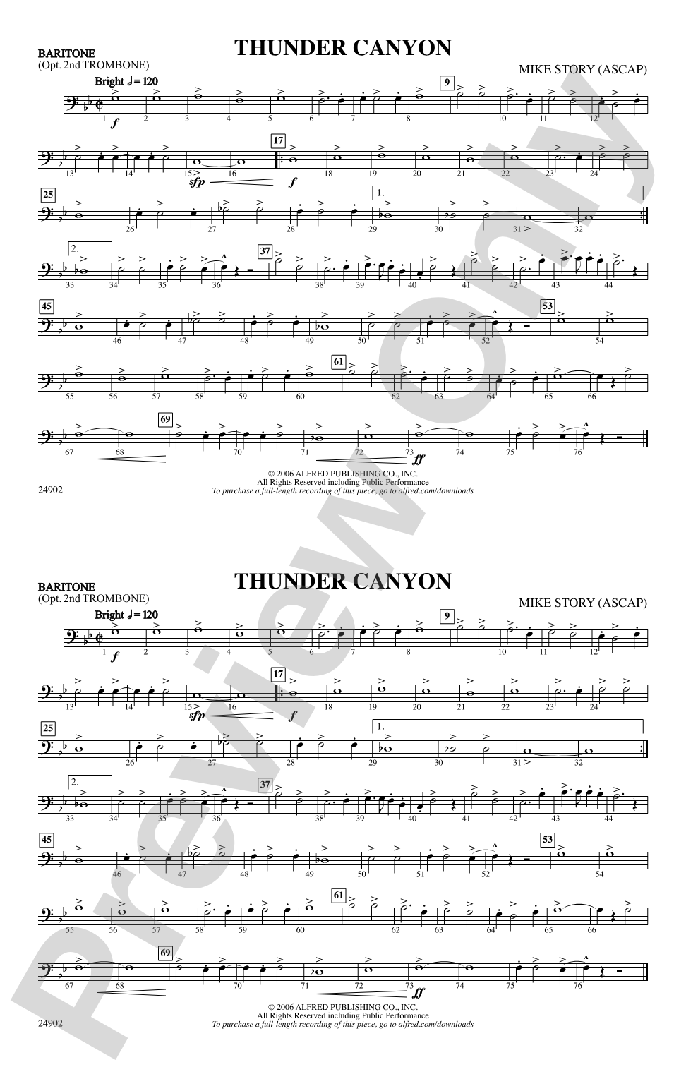 Thunder Canyon: Baritone B.C.